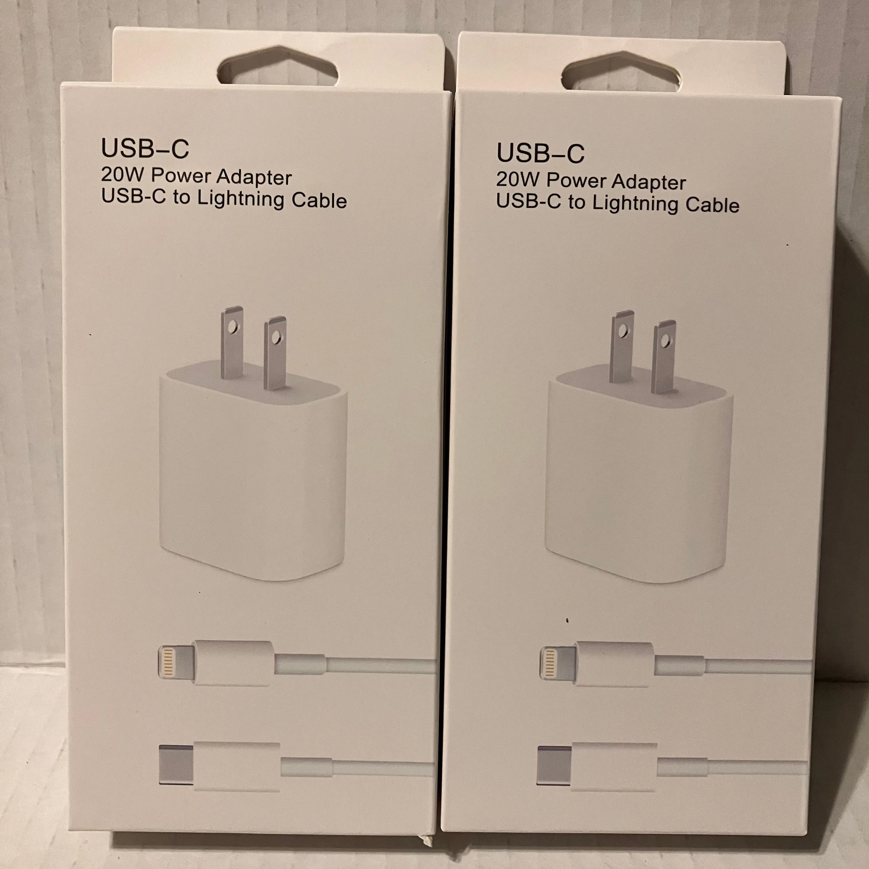Product image for 2 Phone Charger Cables With Adapter Fast Charger Cable Compatible to iPhone