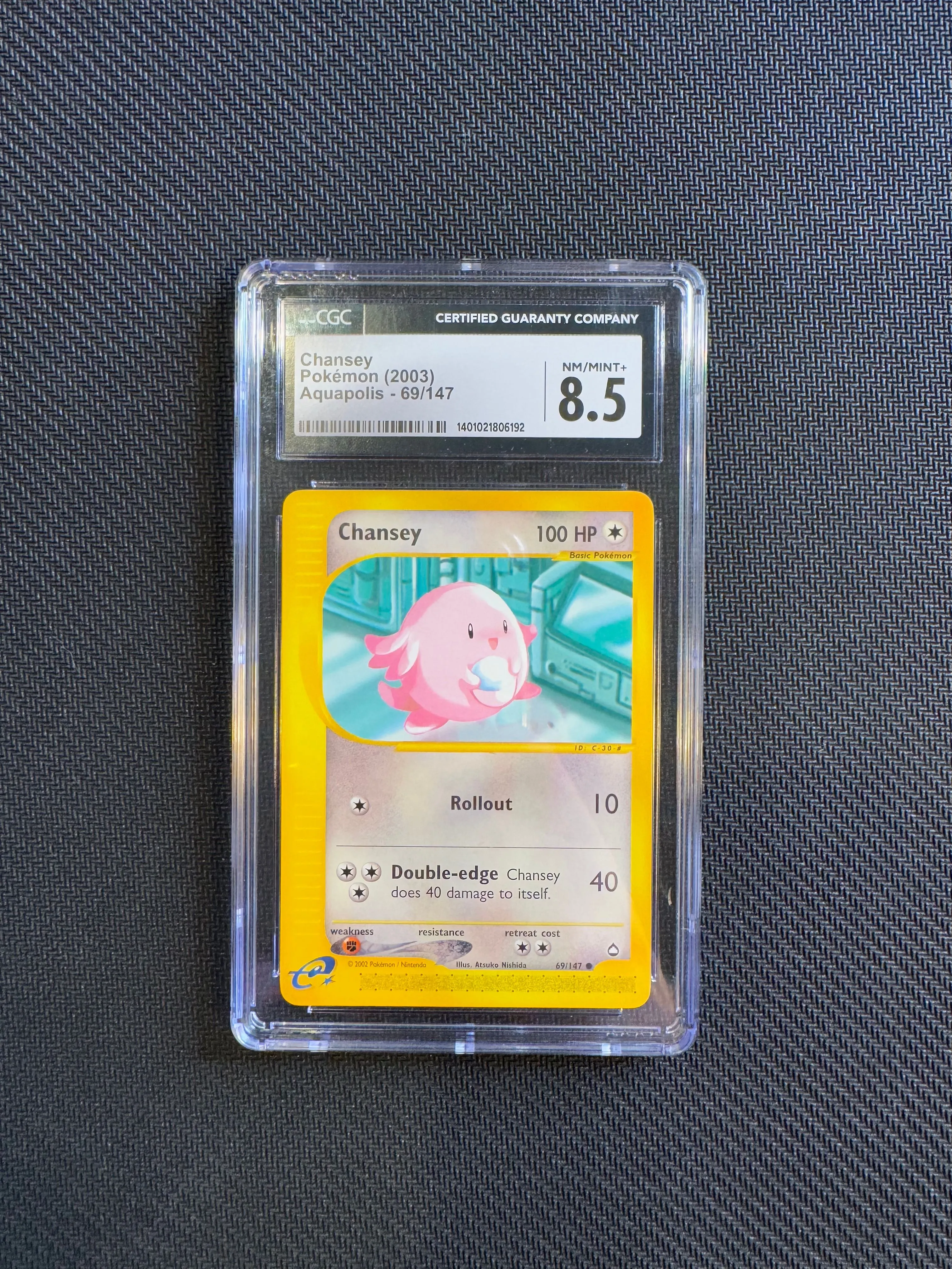 Product image for CGC 8.5 Chansey Aquapolis