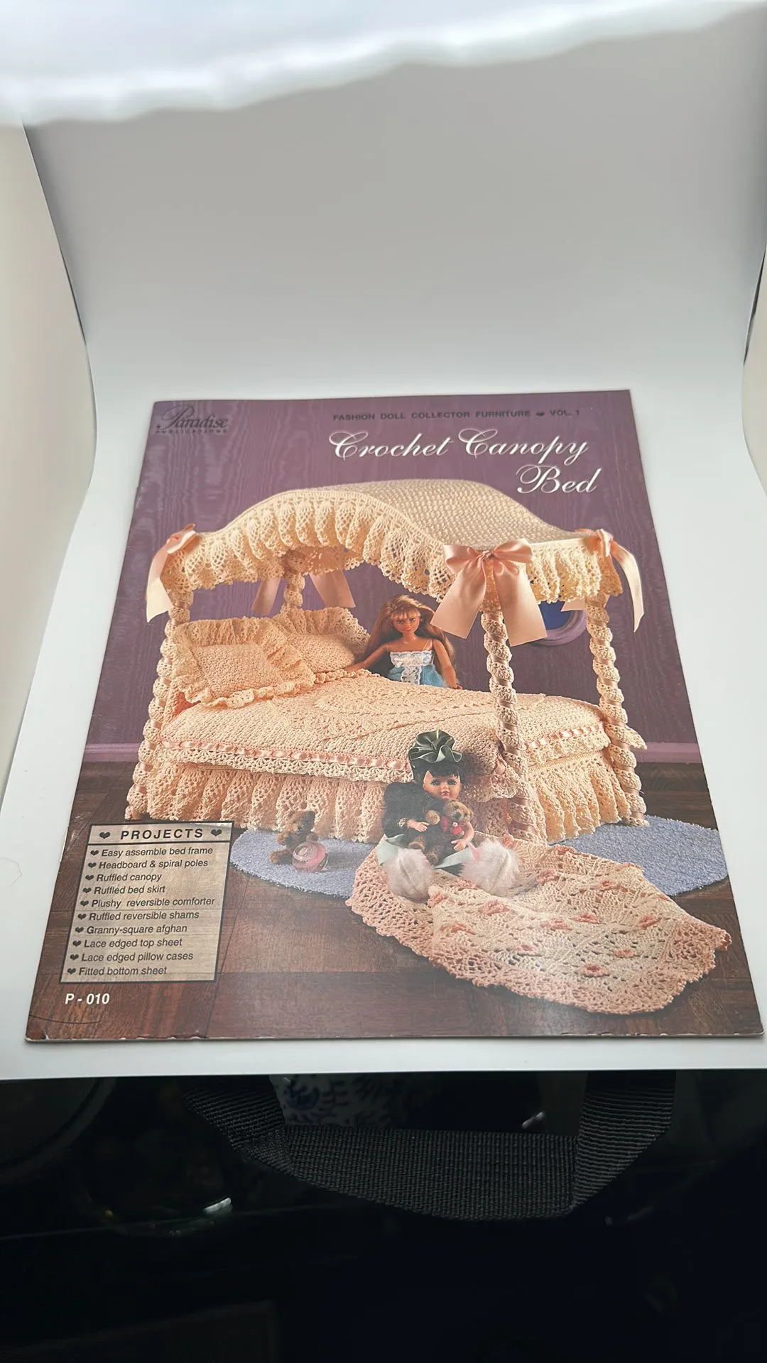 Product image for Crochet canopy bed fashion doll collection