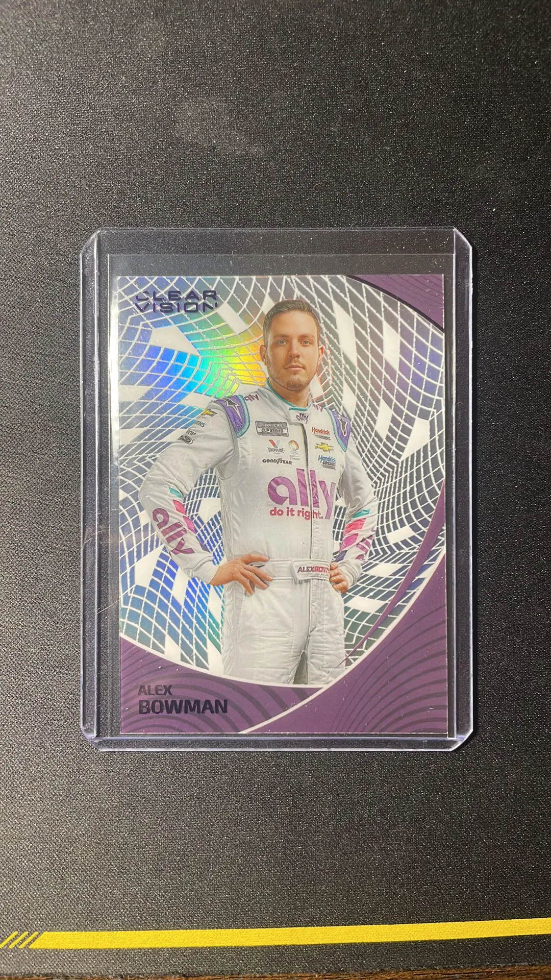 Product image for Alex Bowman Purple Clear Vision 21/25