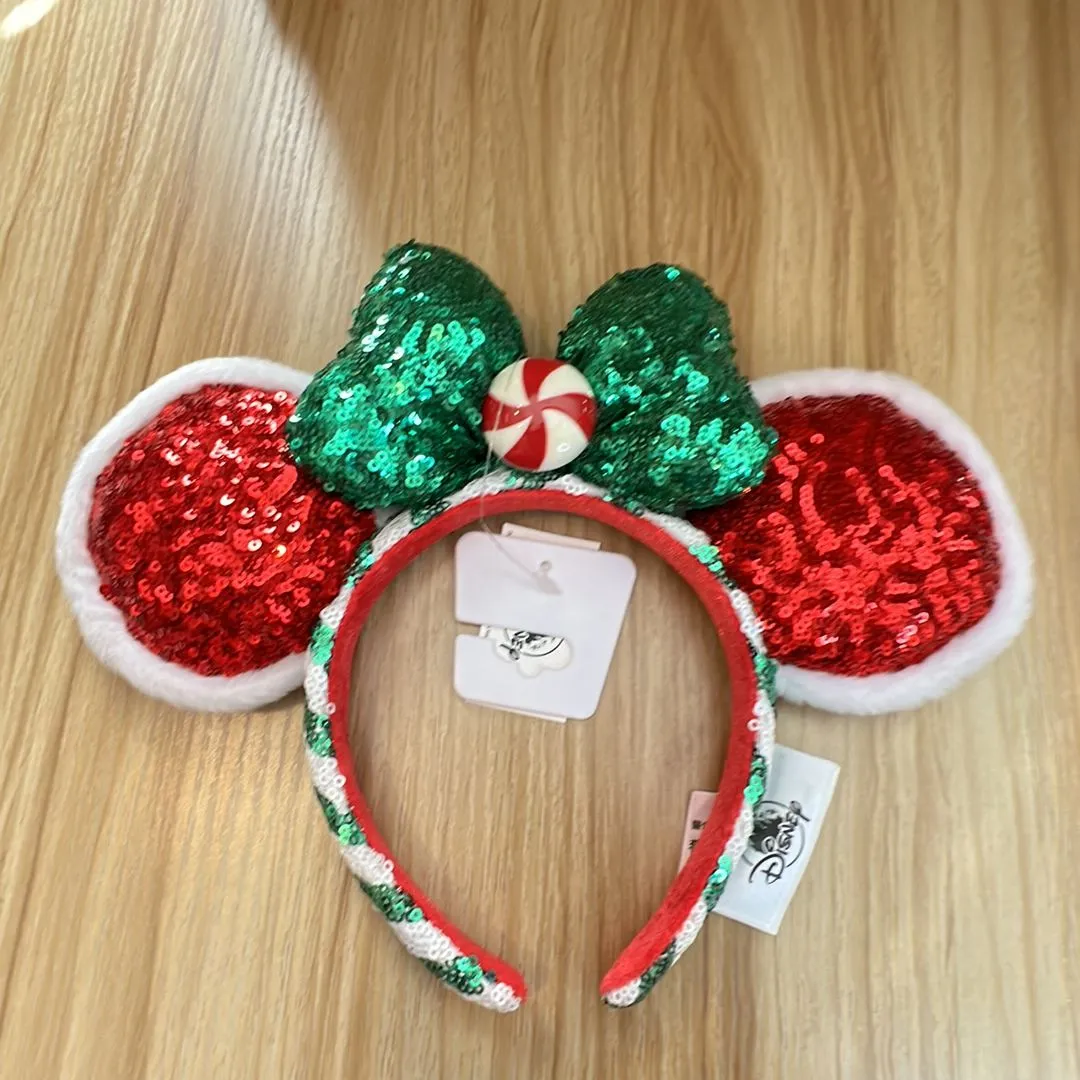 Product image for Peppermint Disney Minnie Ear Headband