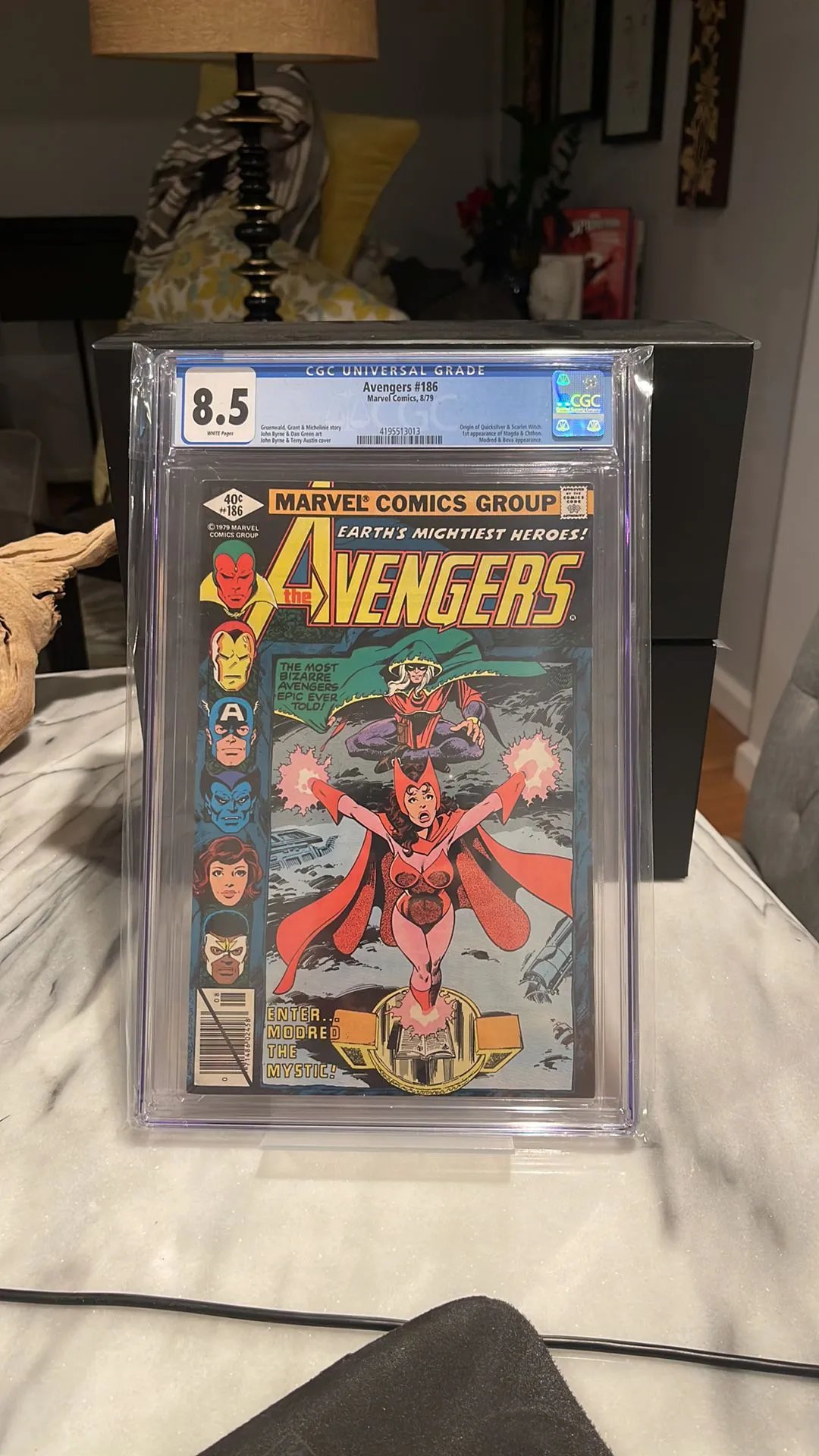 Product image for Avengers #186 CGC 8.5 Marvel 1979 1st appearance of Magda & Chthon