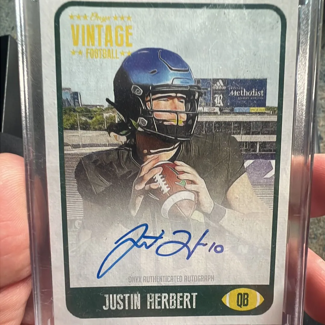 Product image for Justin Herbert autograph