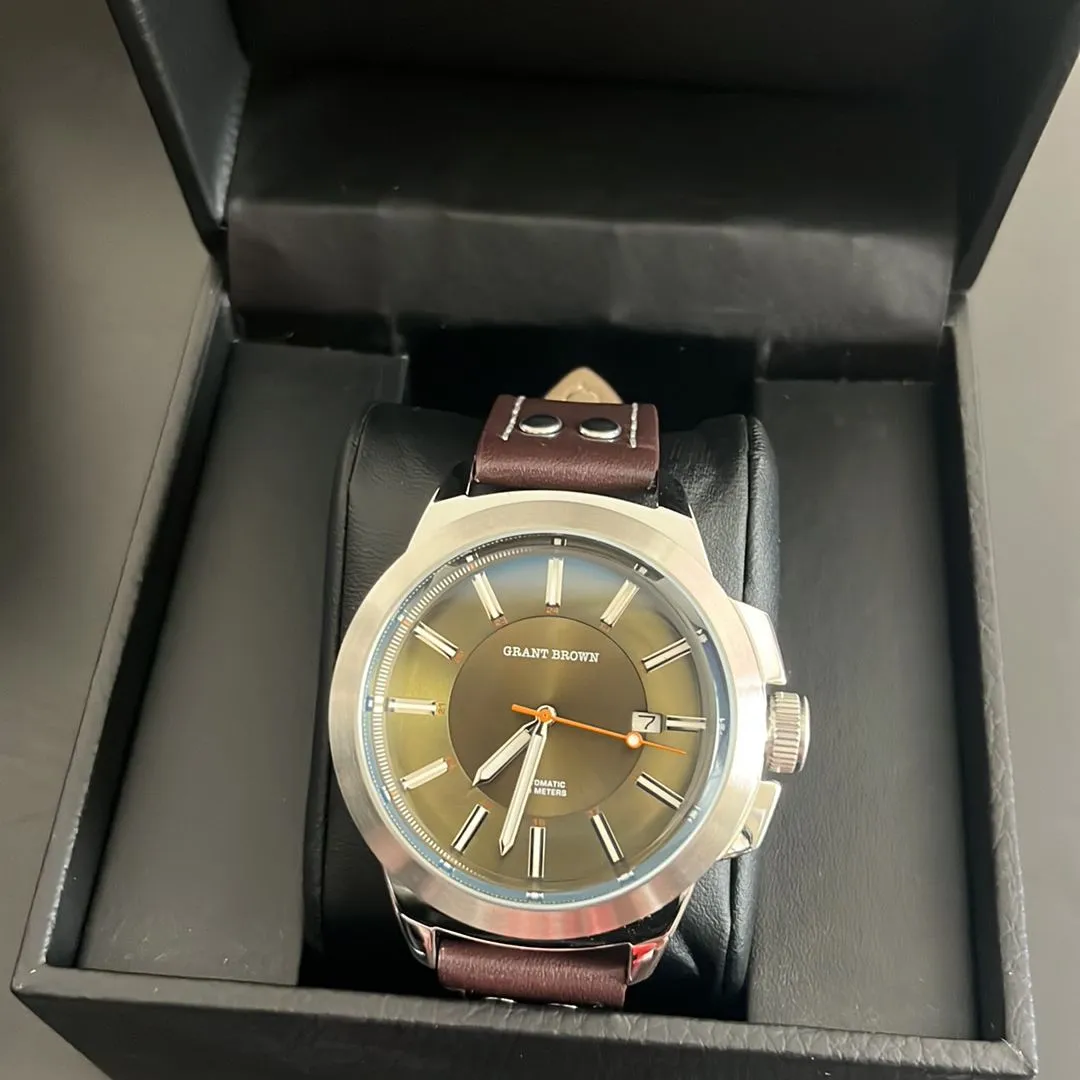 Product image for Grant Brown Aeromatic - automatic watch - green