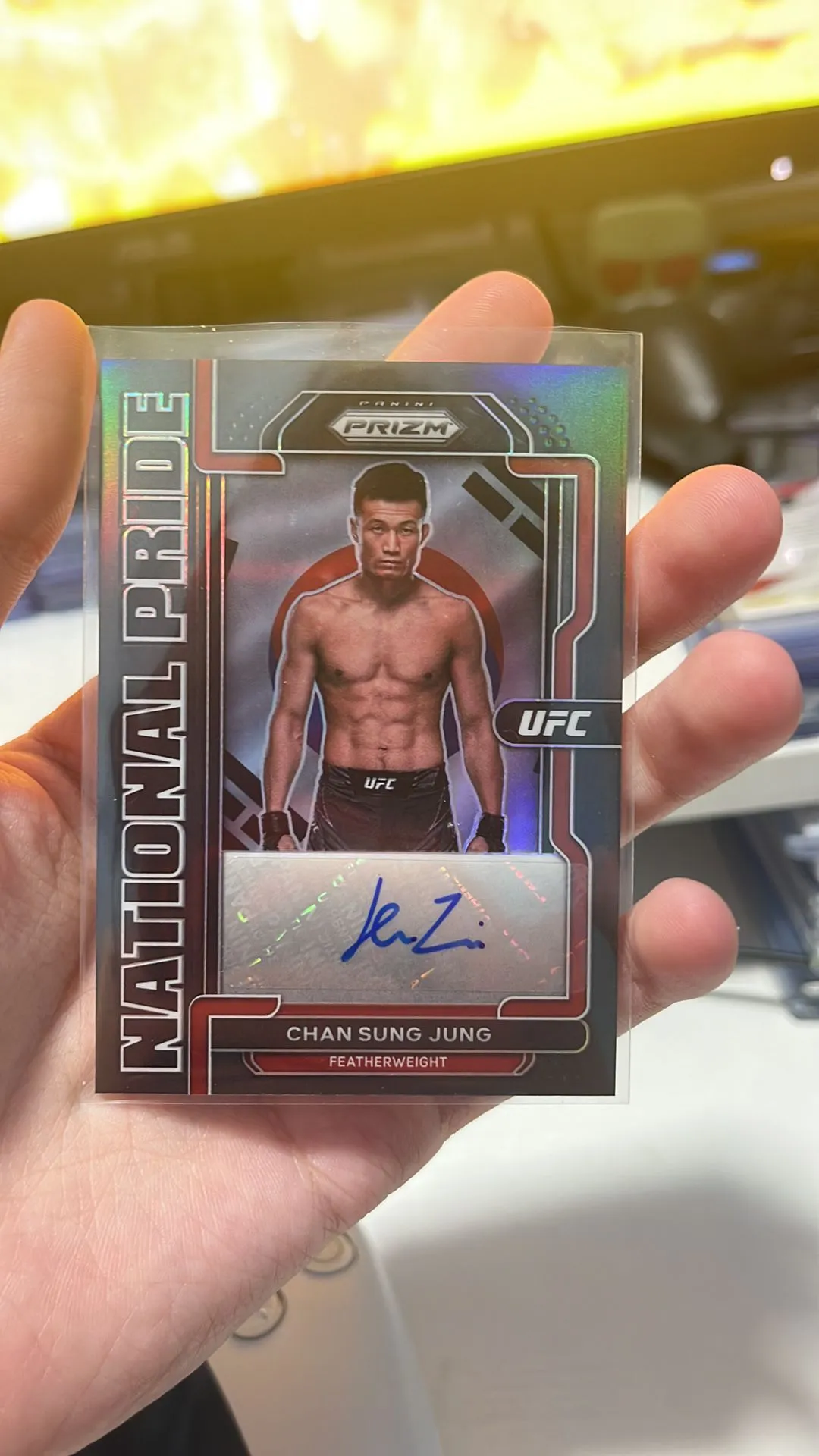 Product image for 1/1! Chan Sung Jung AKA The Korean Zombie(TKZ) OFFERUP!!!