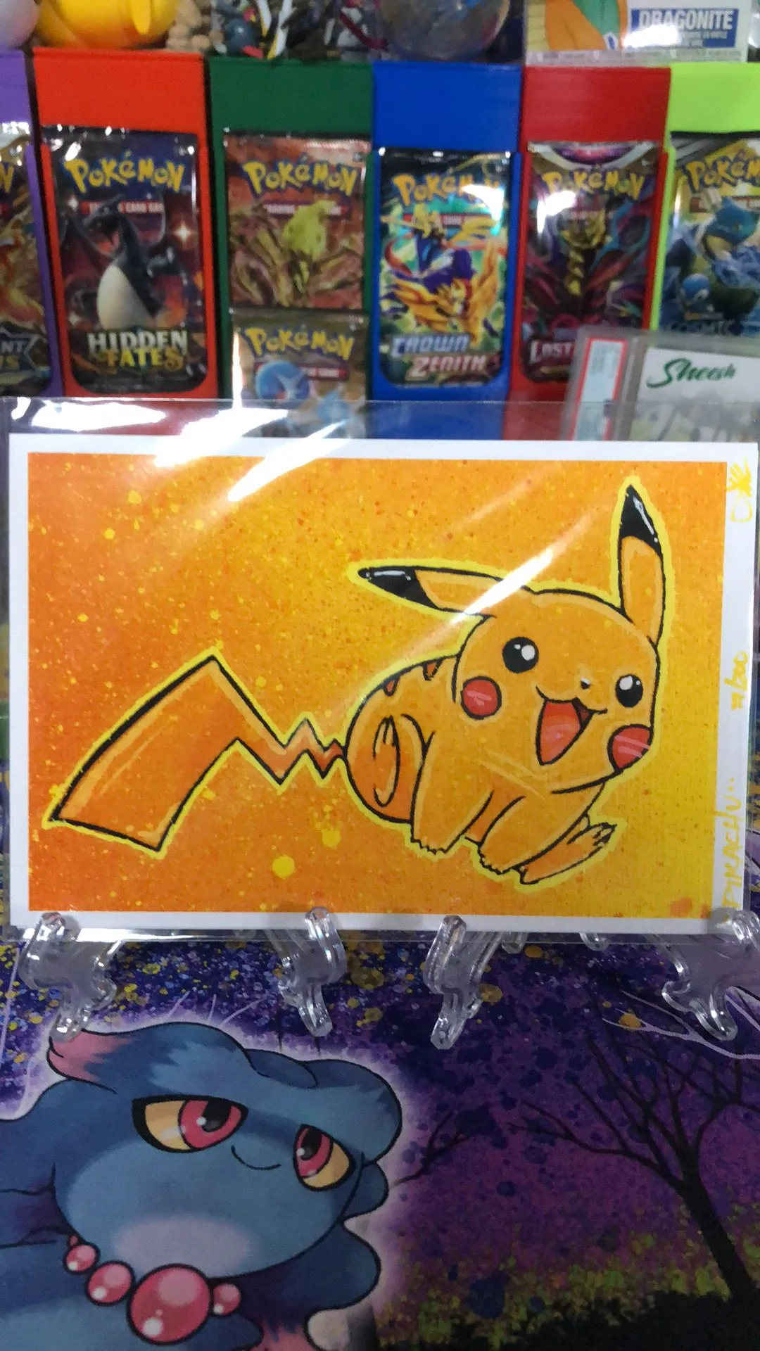 Product image for Custom Made Pikachu Art