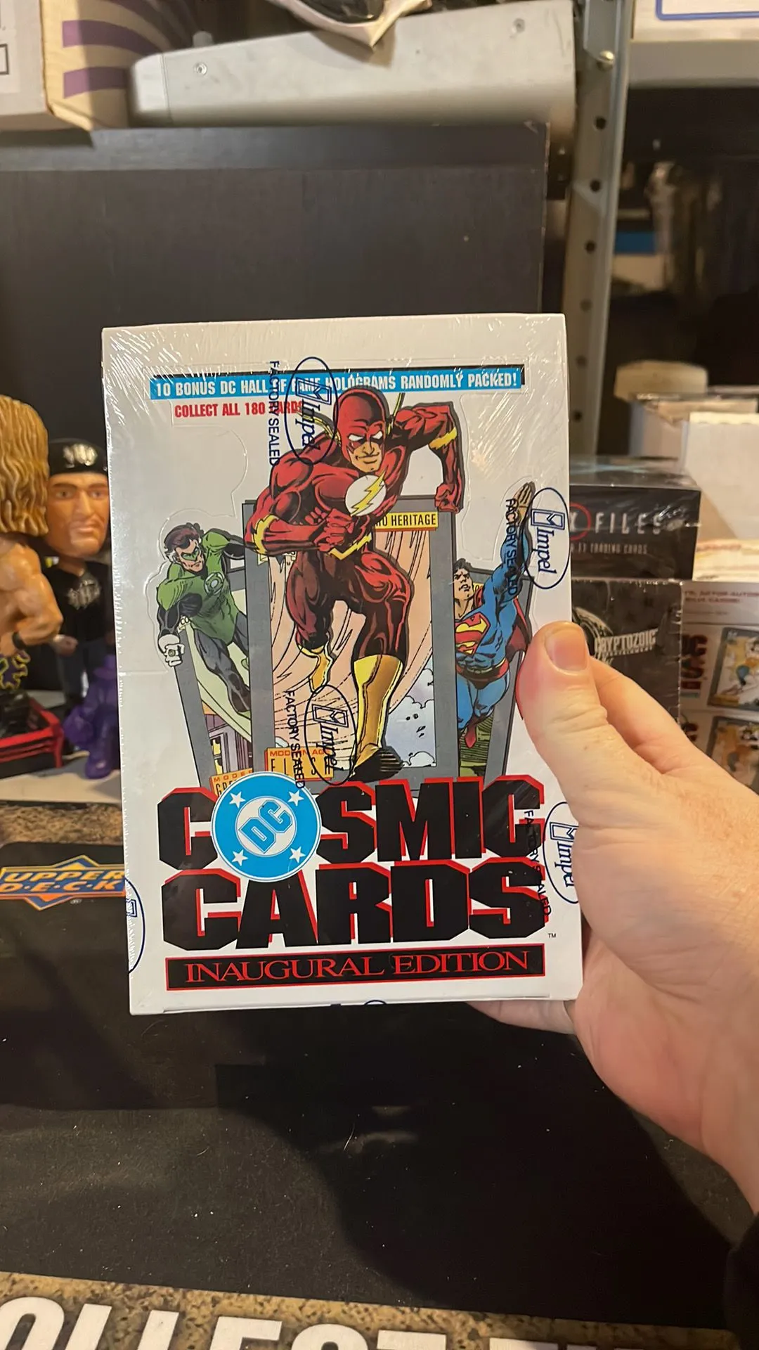 Product image for Dc Cosmic Cards (1991/Impel) 1 pack