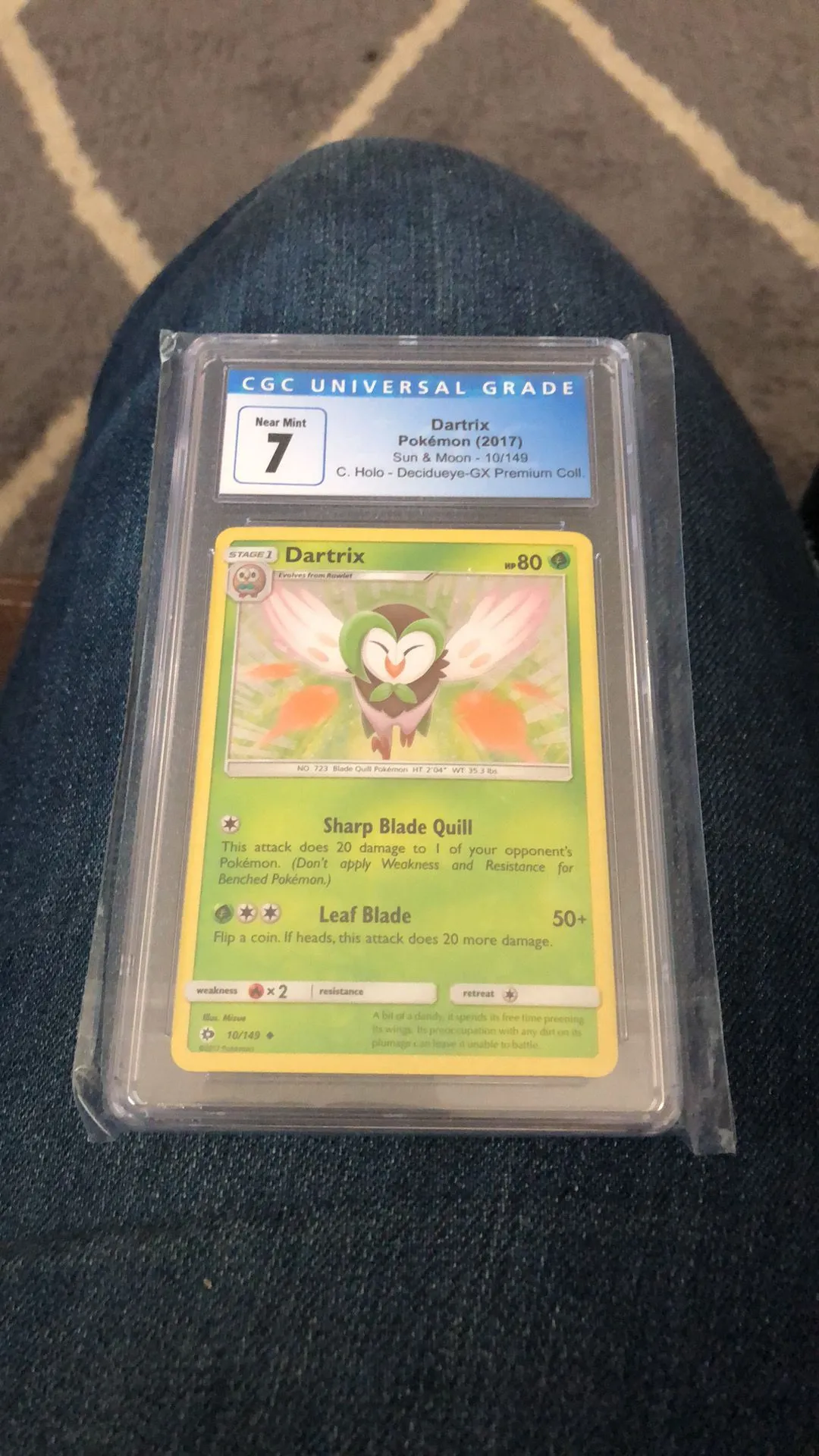 Product image for 2017 Sun & Moon Dartrix C. Holo CGC 7.0