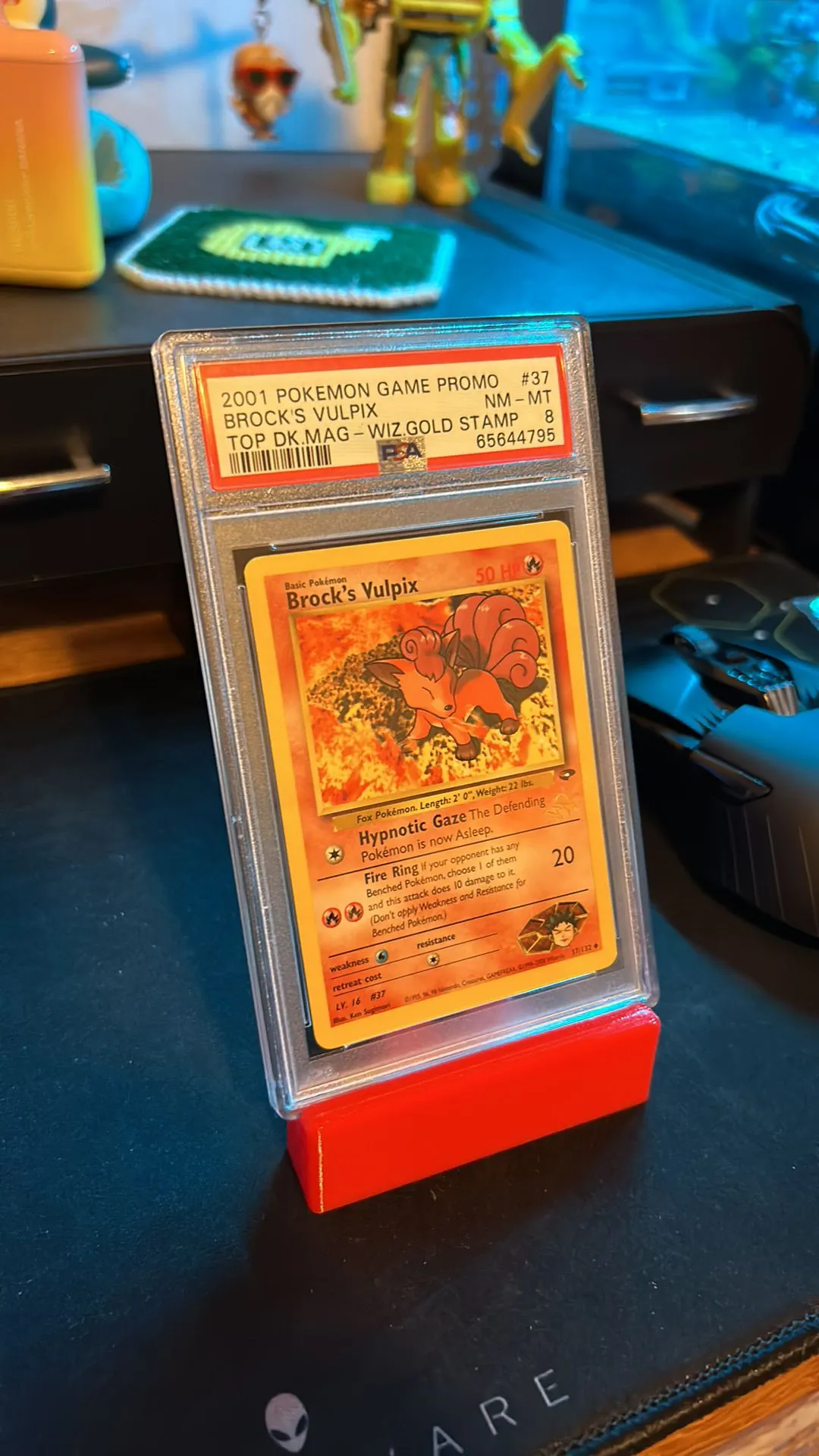 Product image for Brock’s Vulpix WOTC Gold Stamp PSA 8