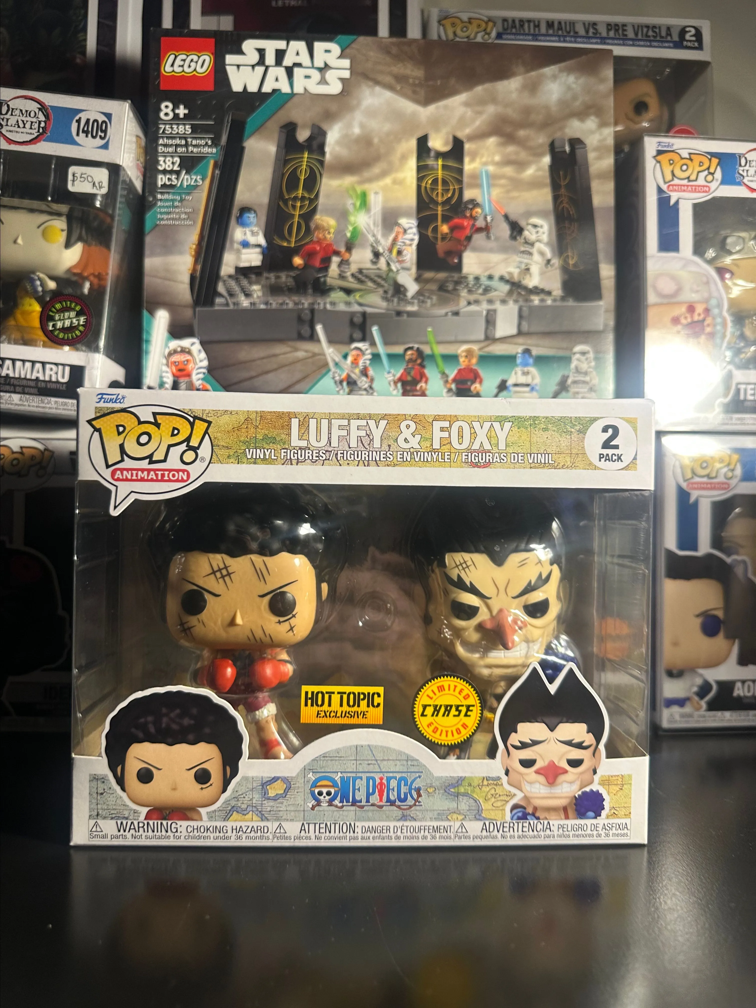 Product image for Funko pop Luffy 2pack chase