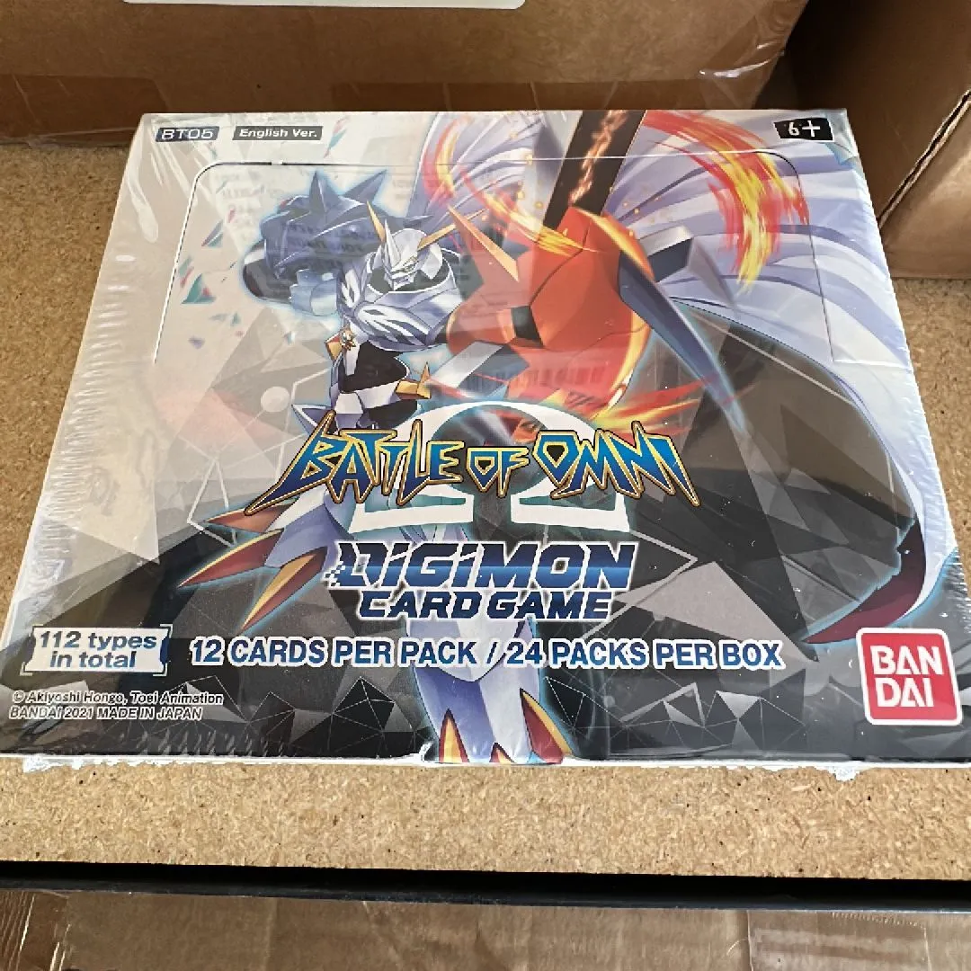 battle of omni booster box Amazon.com: Bandai Digimon Card Game Booster Battle of Omega Booster Pack ( Box) [BT-05] : Toys & Games