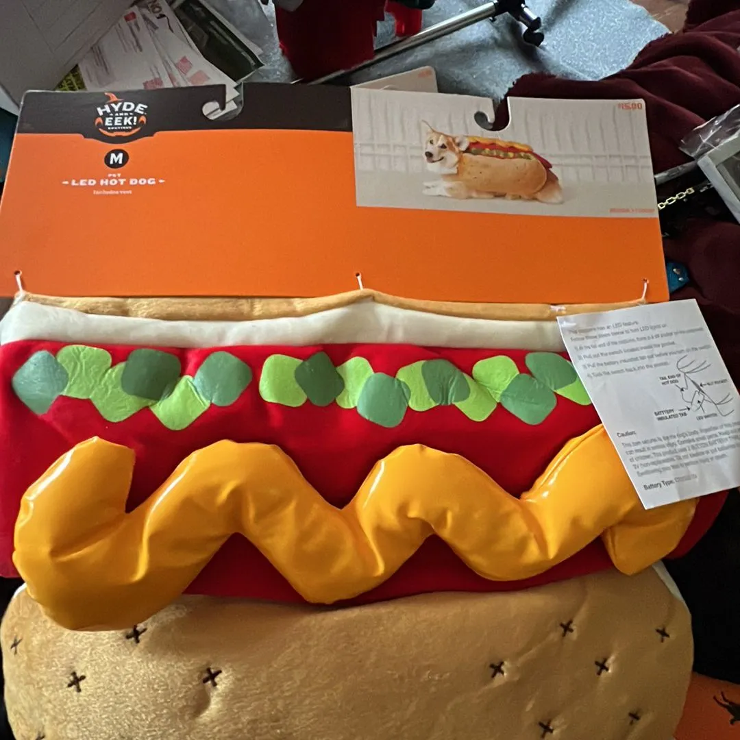 Product image for Pet hot dog costume