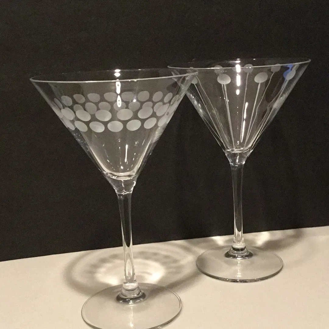 Product image for Mikasa cheers too Set up to 10 ounce martini glasses￼