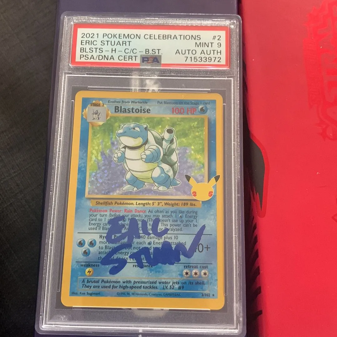 Product image for 2021 Pokemon Celebrations Classic Collection Blastoise-Holo Blsts-H-C/C-B.St. PSA MINT 9