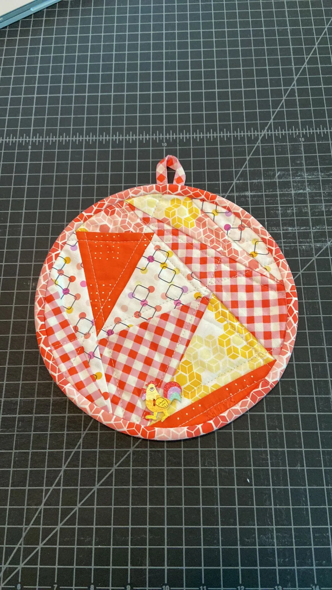 Product image for Orange Art Quilt