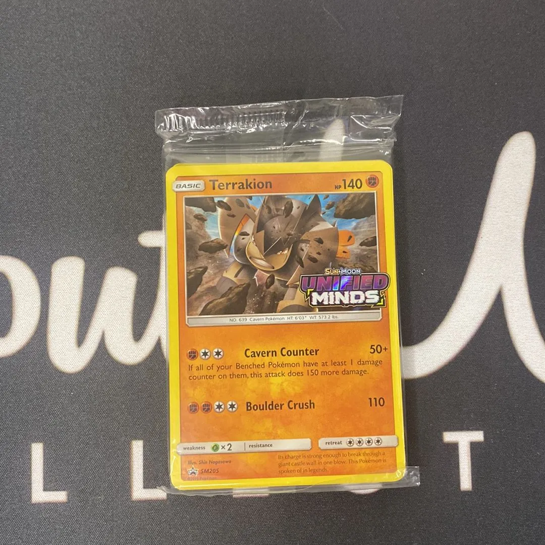 Product image for Pokémon Terrakion - Unified Minds - Pre-Release Promo