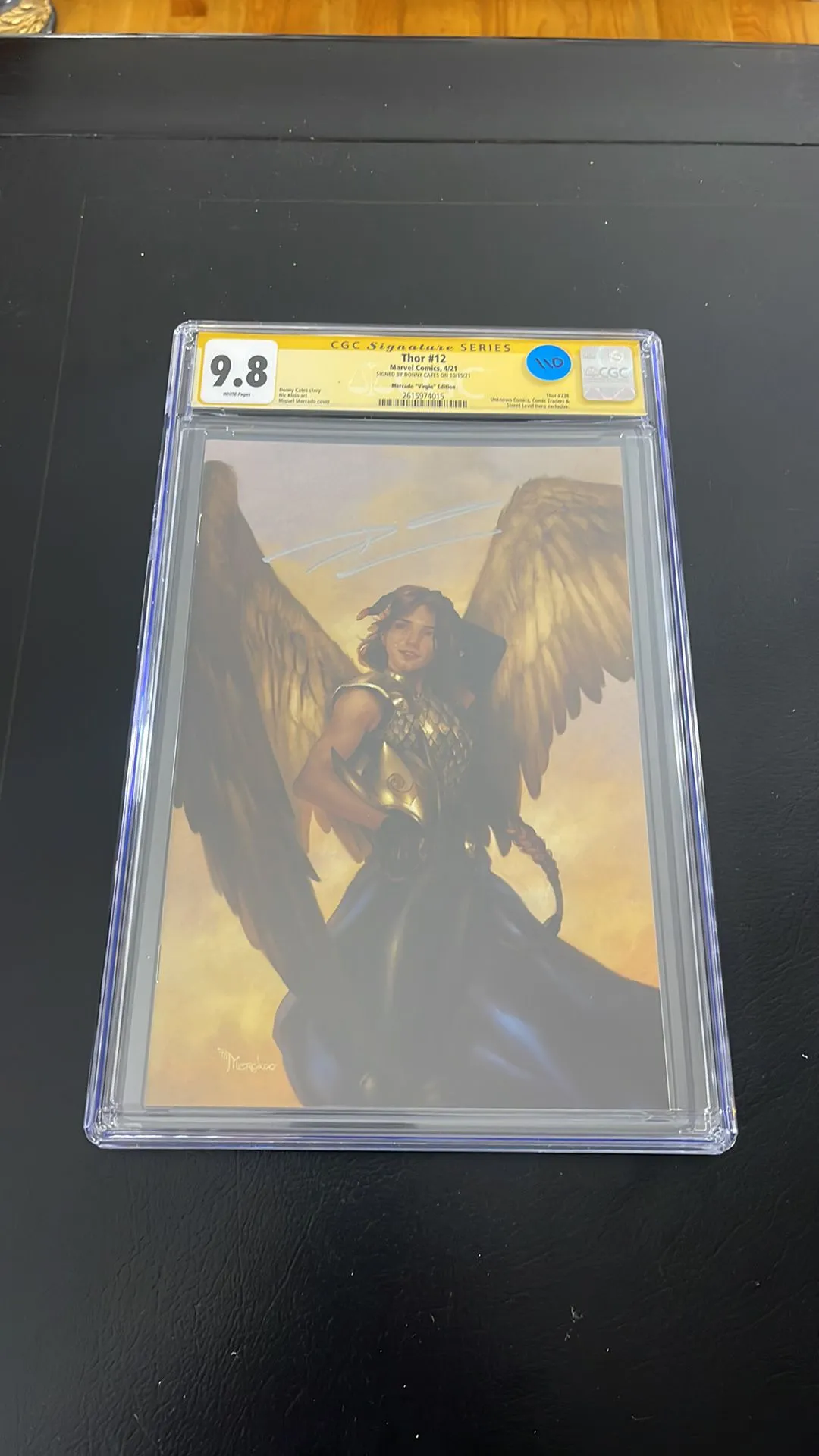 Product image for Thor 12 Mercado ""Virgin"" Edition CGC 9.8 2021 signed by Cates