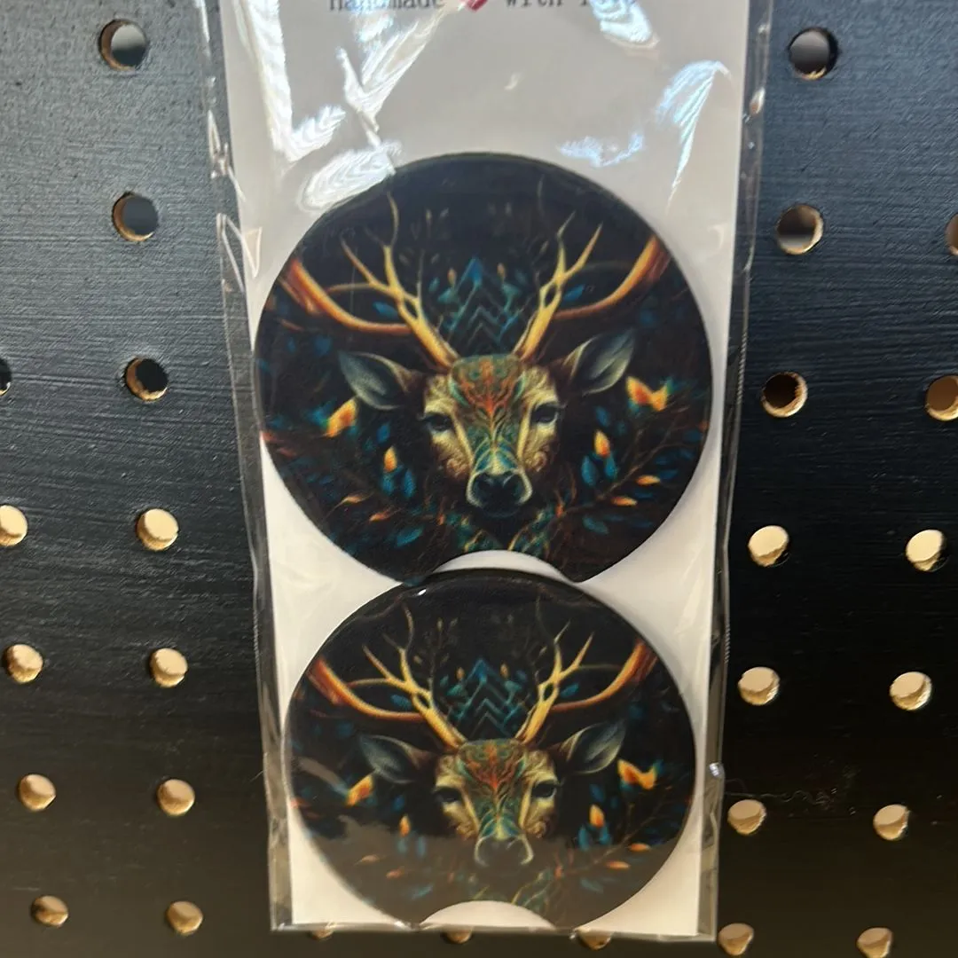 Product image for Deer car coasters