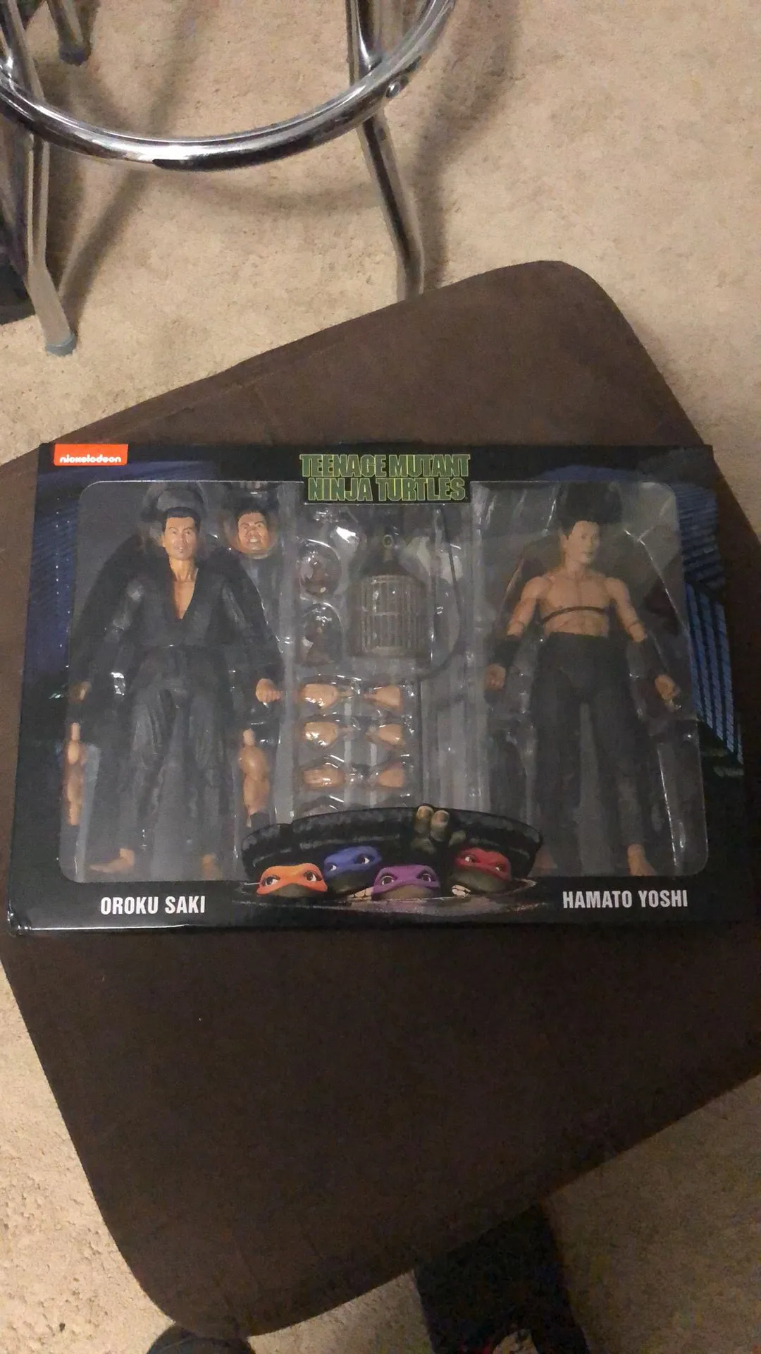 Product image for NECA TMNT Oruku Saki & Hamato Yoshi