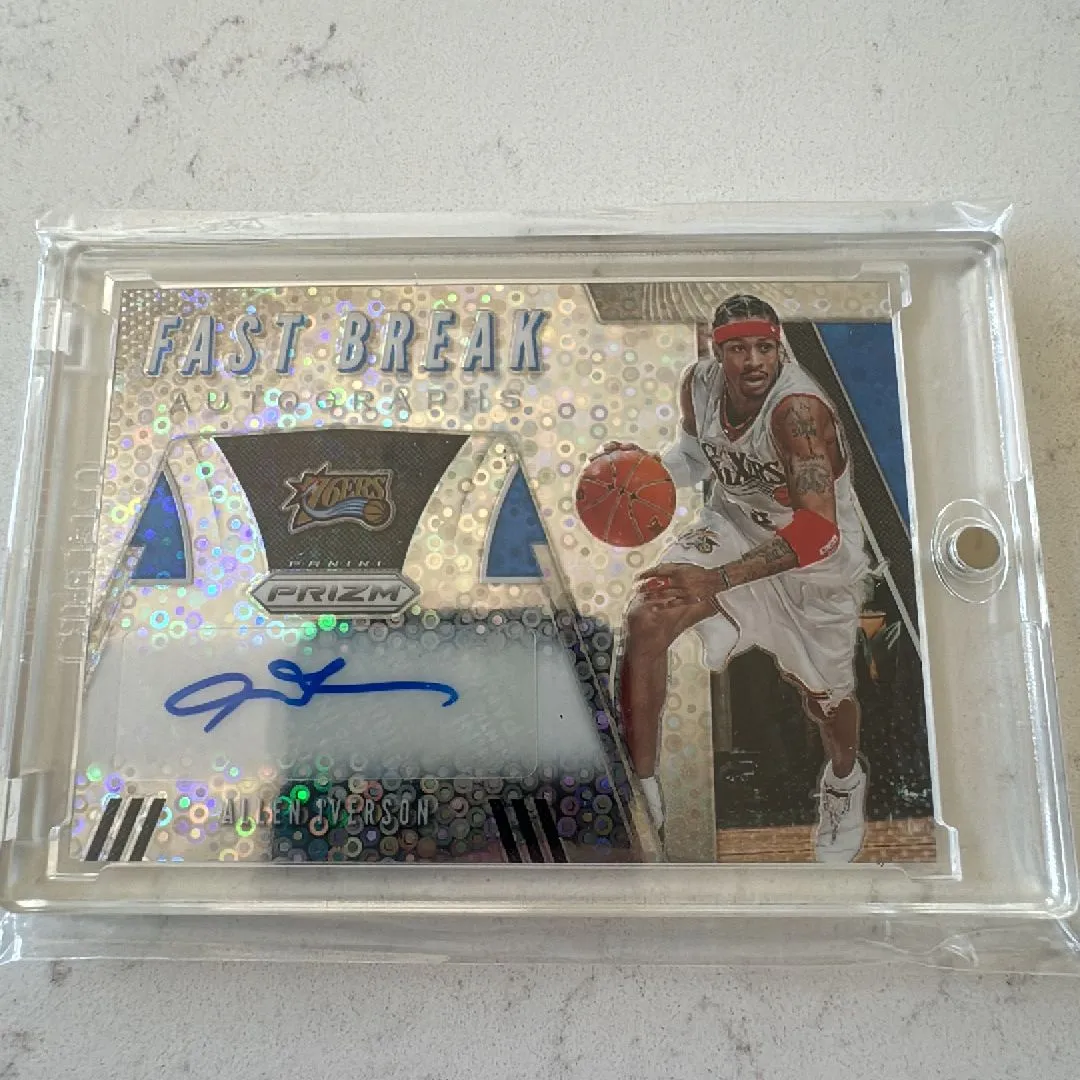 Product image for 2019 Allen Iverson prizm fast break auto