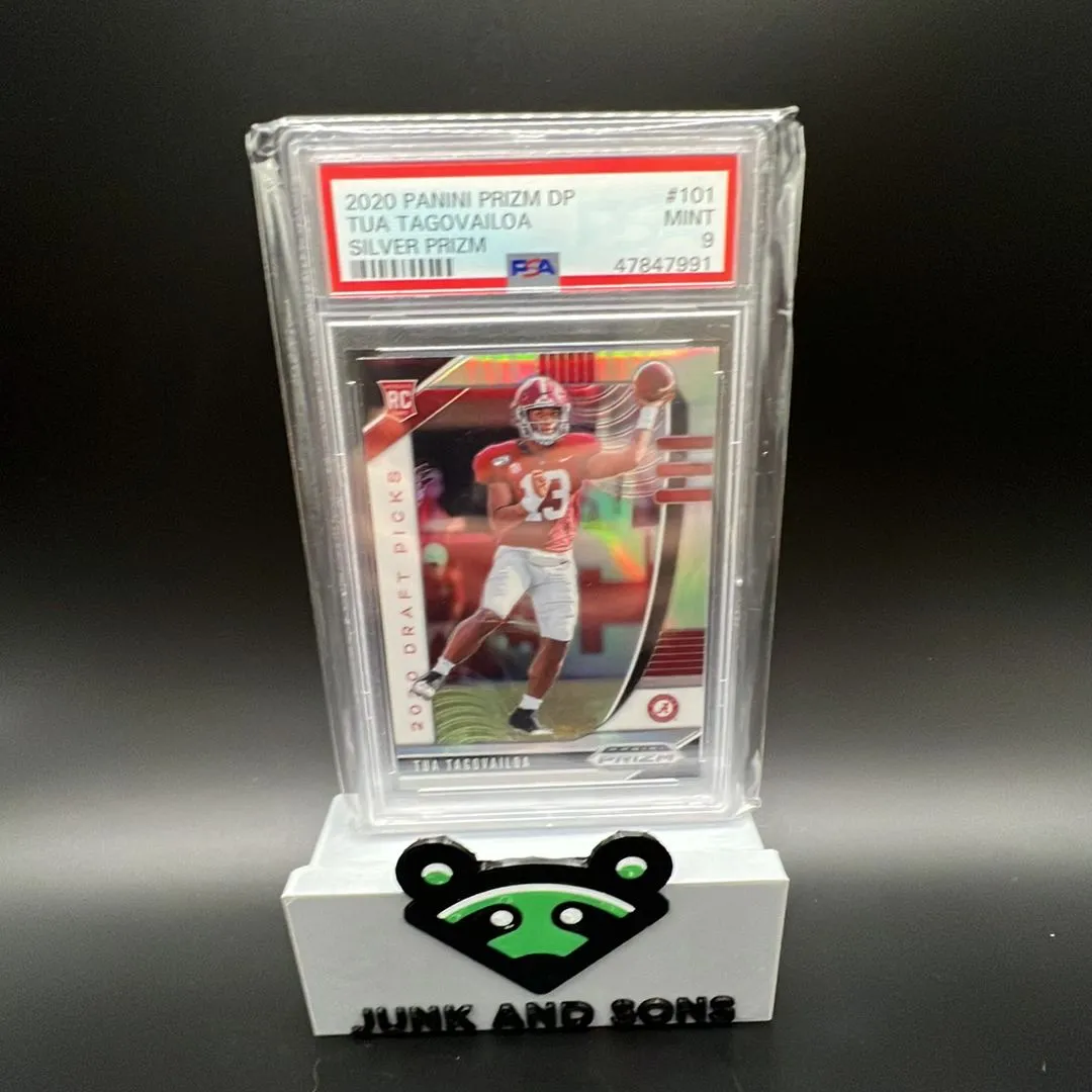 Product image for 2020 Panini Prizm Draft Picks Tua Tagovailoa 101 Silver Prizm PSA MINT 9