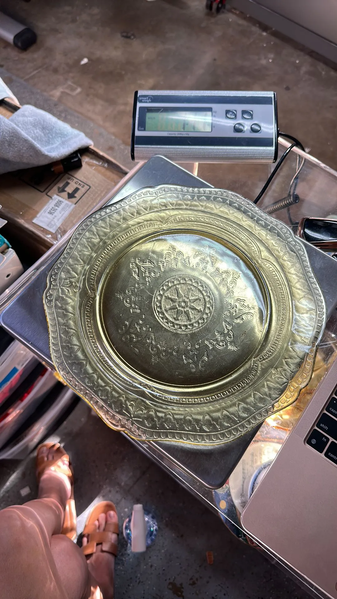 Product image for Antique Patrician Spoke Yellow Amber Depression Glass Cake Plate or Serving Plate