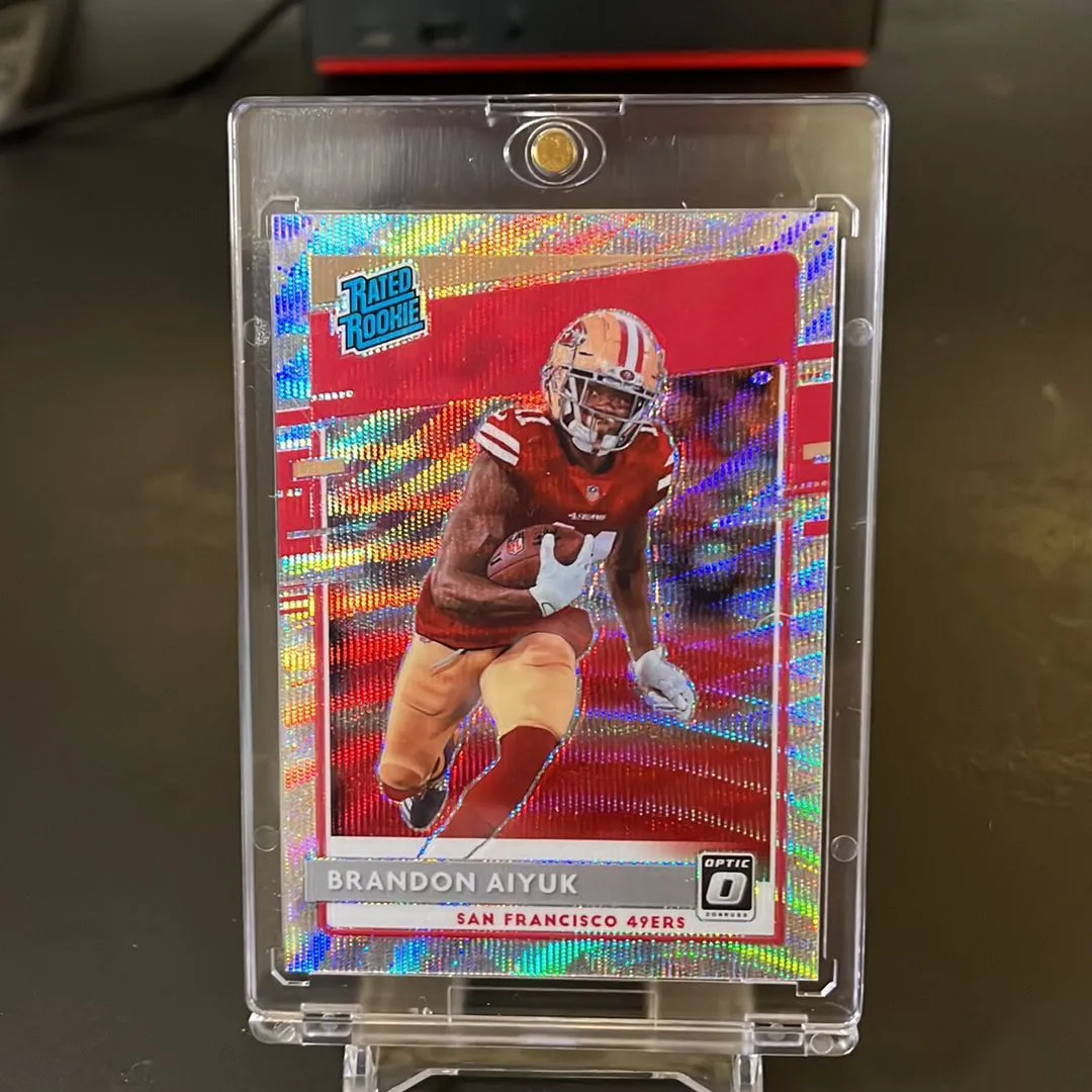 Product image for 2020 Optic Rated Rookie Brandon Aiyuk Optic Wave Rookie RC /199