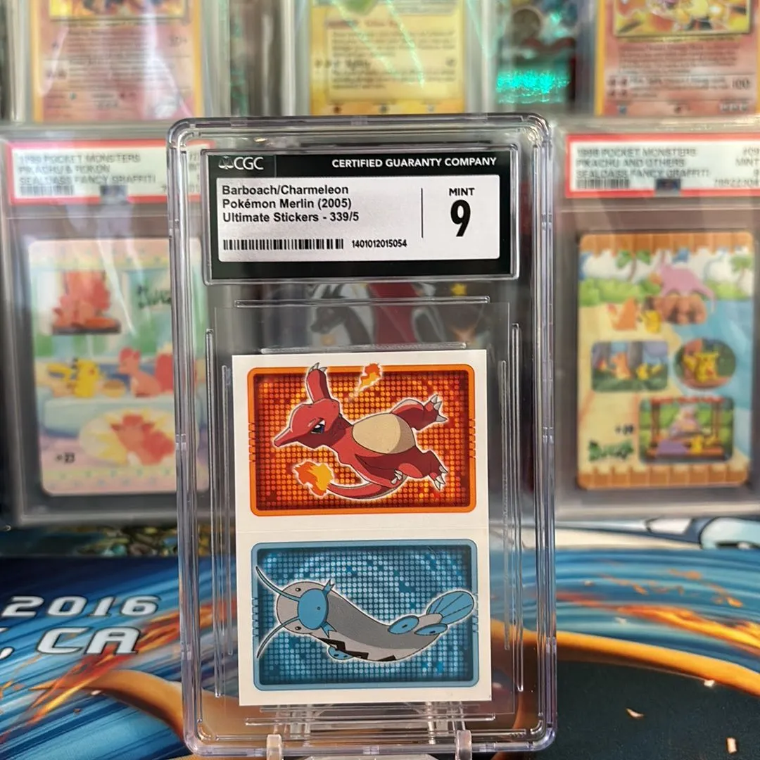 Product image for Barboach/Charmeleon Merlin Ultimate Sticker CGC 9