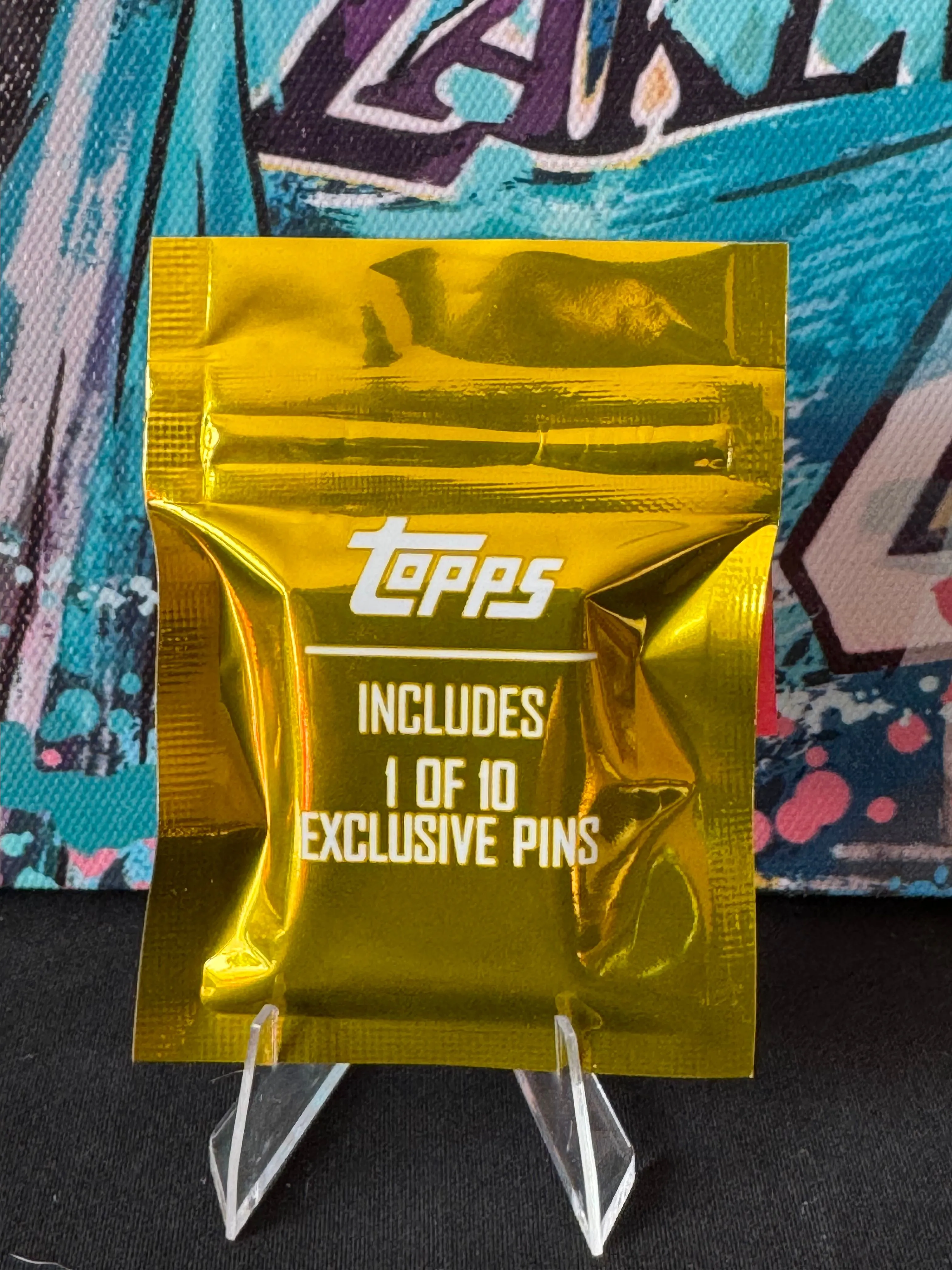 Product image for 2024 Topps Update Series MLB TRADING CARD LAPEL PIN MYSTERY BAG New Sealed