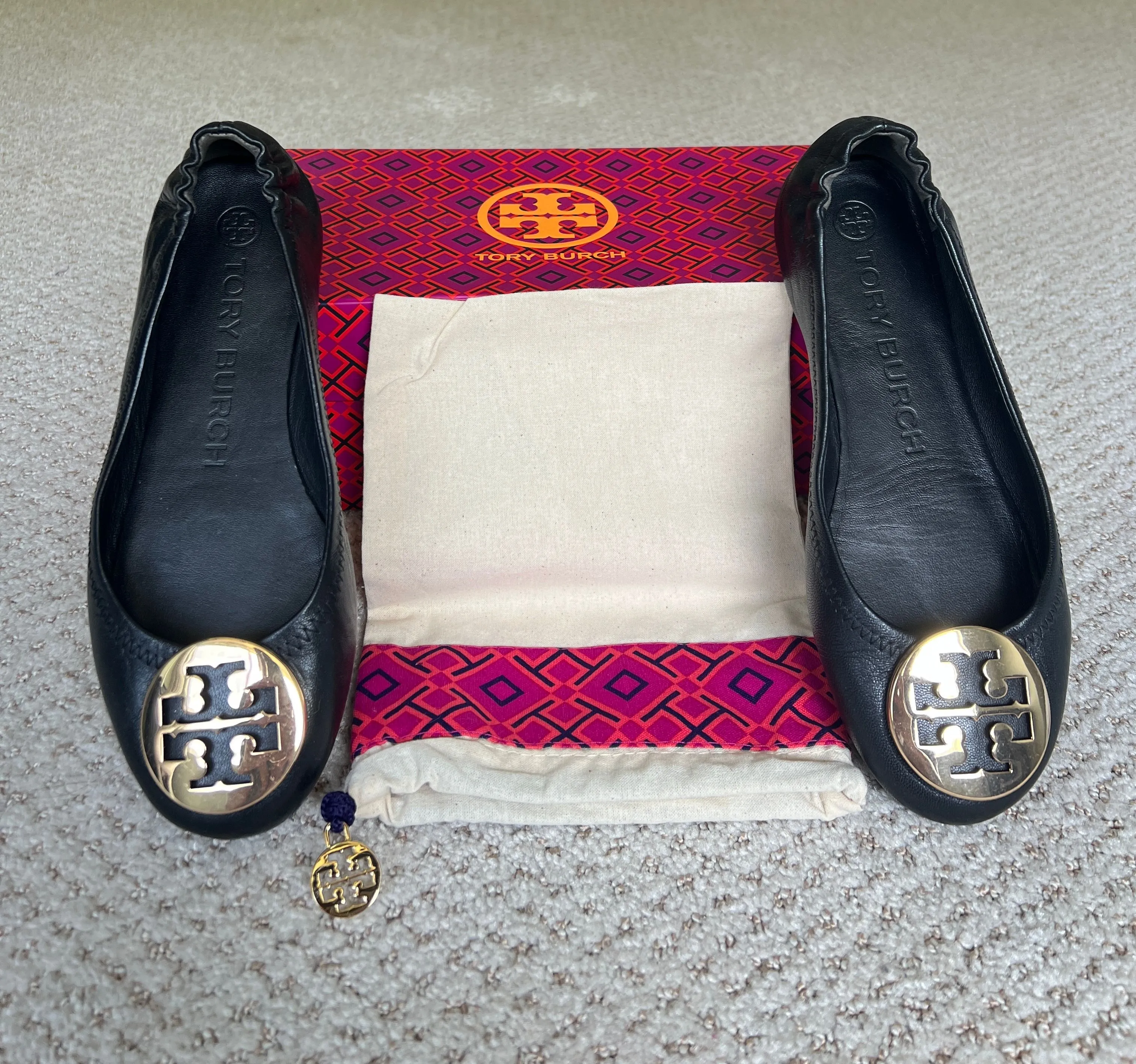 Product image for TORY BURCH MINNIE TRAVEL BALLET