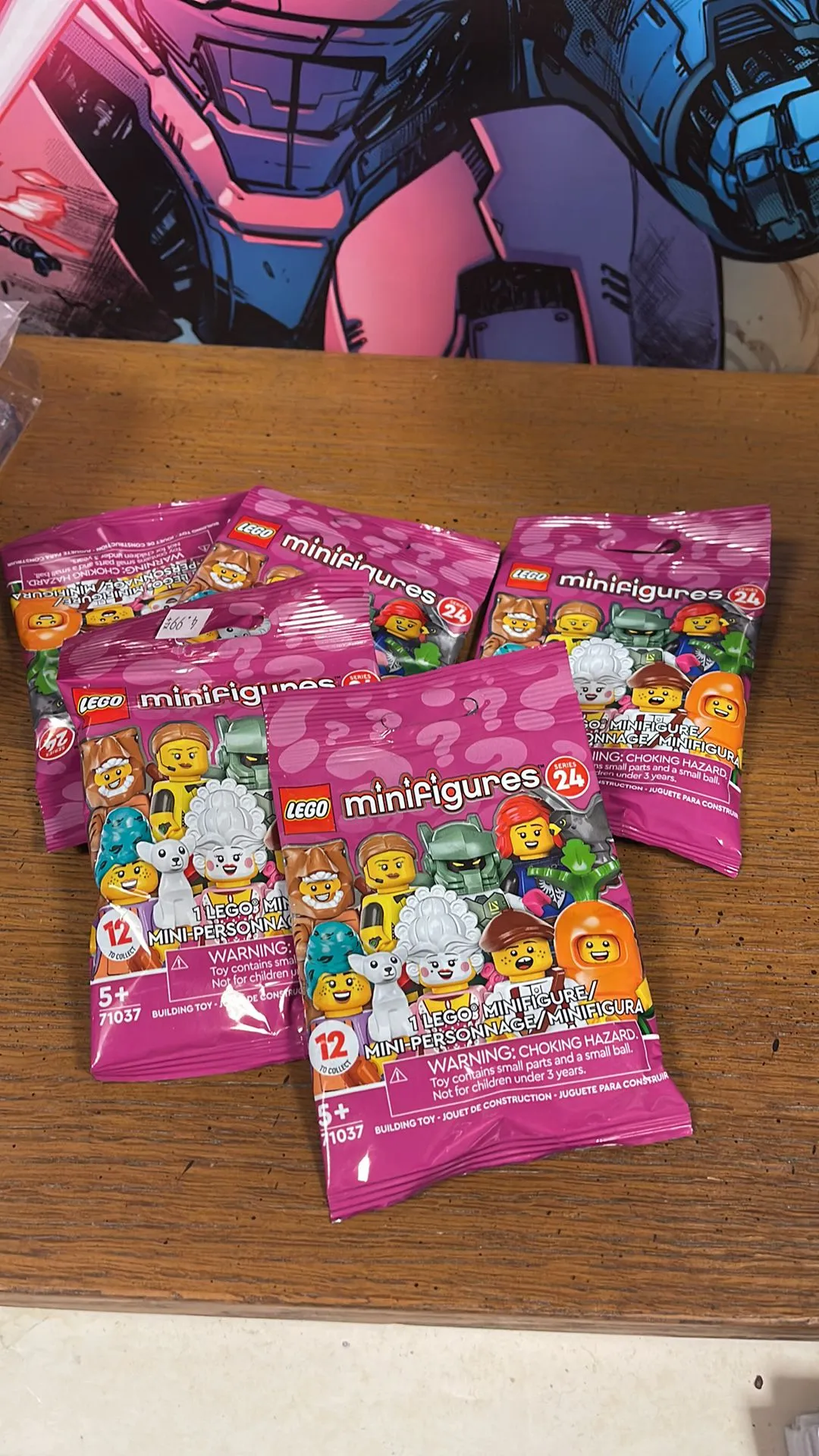 Product image for Lego mini figures series 24 10 sealed packs