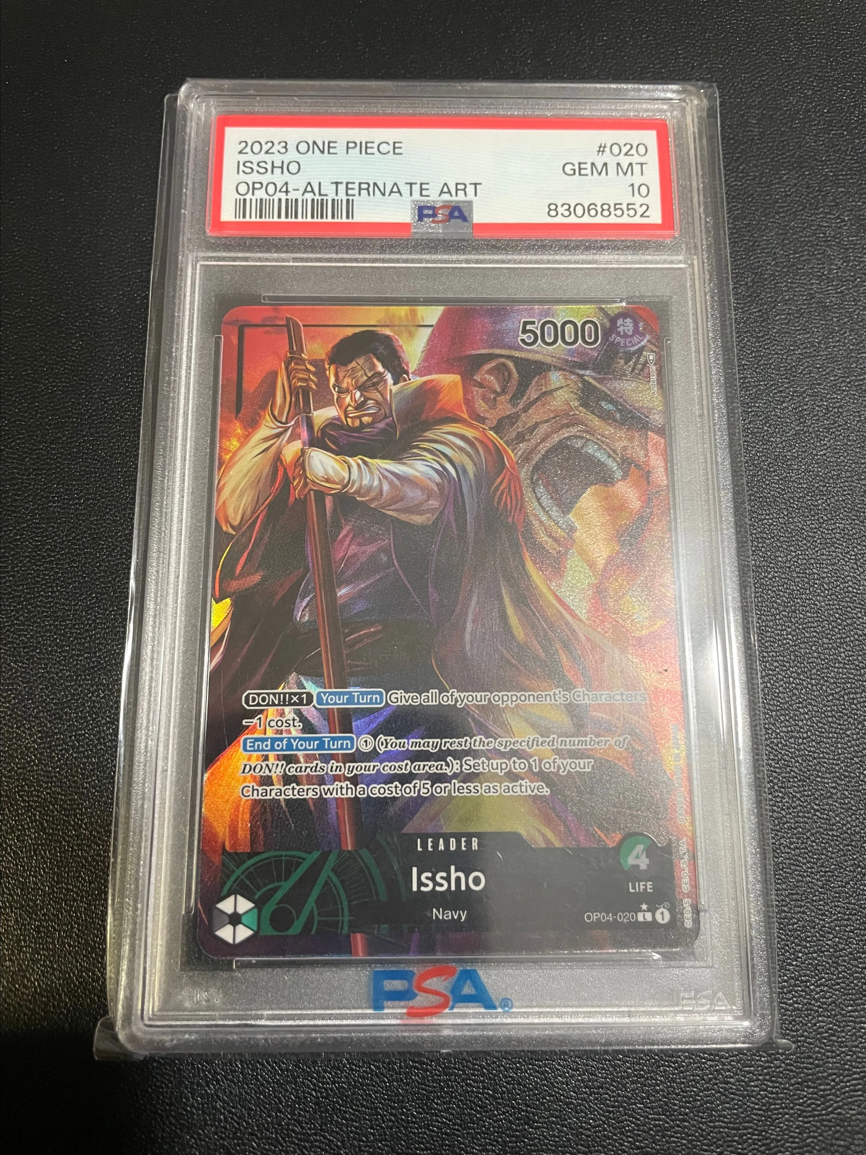 issho one piece card game One Piece Card Game OP-03 Pillars of Strength Issho #OP03-078 SR Foil   Rotterdam Comics