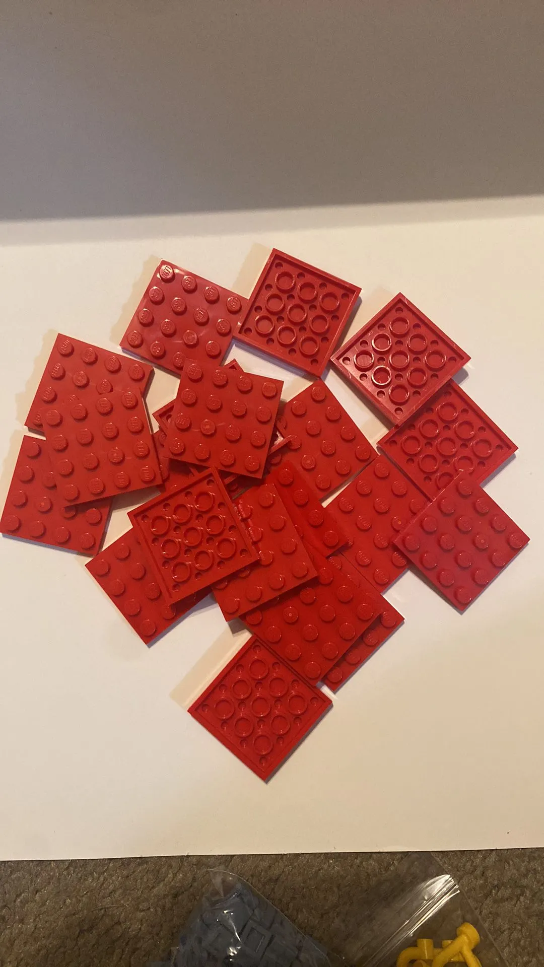 Product image for Red 4x4 Plate (x20)