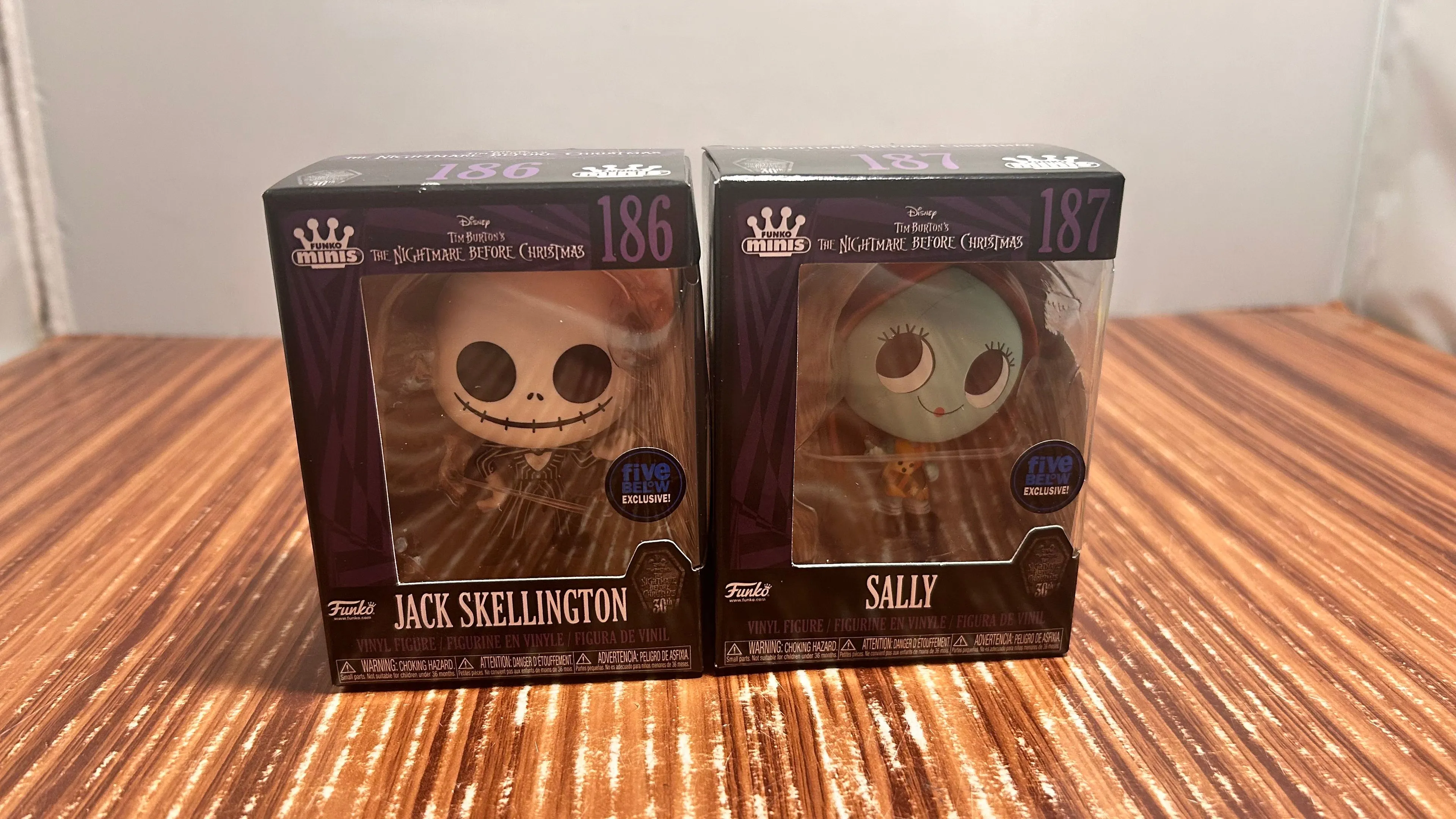 Product image for Funko Disney Nightmare Before Christmas Mini Pop Figures Jack & Sally 186-187