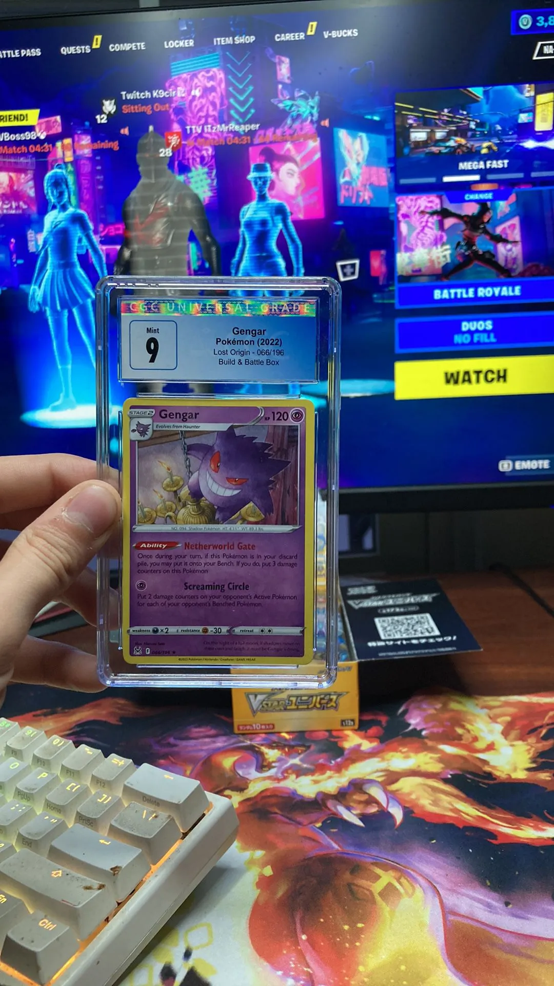 Product image for 2022 Lost Origin Gengar Build & Battle Box CGC 9.0