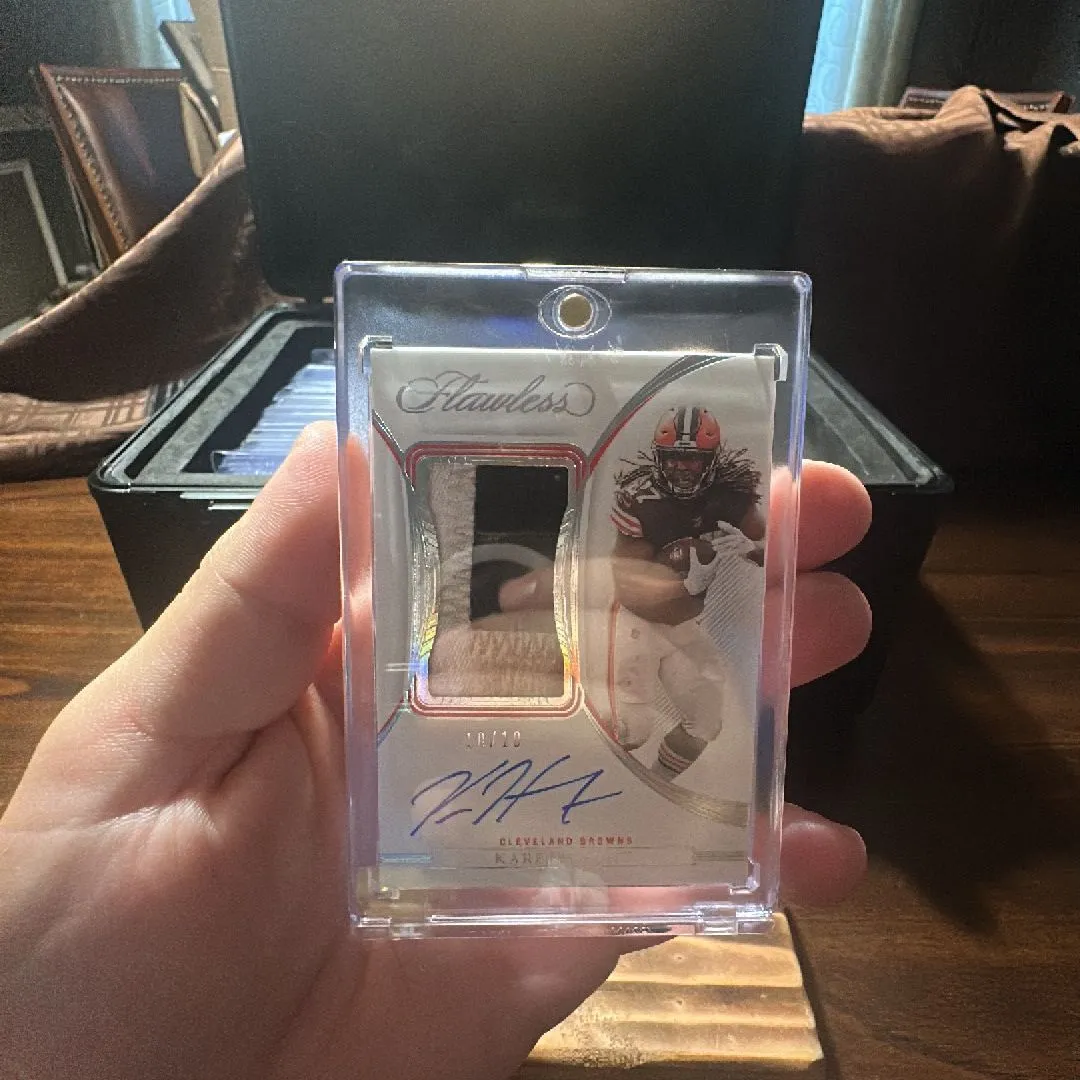 Product image for 2022 Panini flawless, Kareem, Hunt, RPA, dirty patch ￼10/10