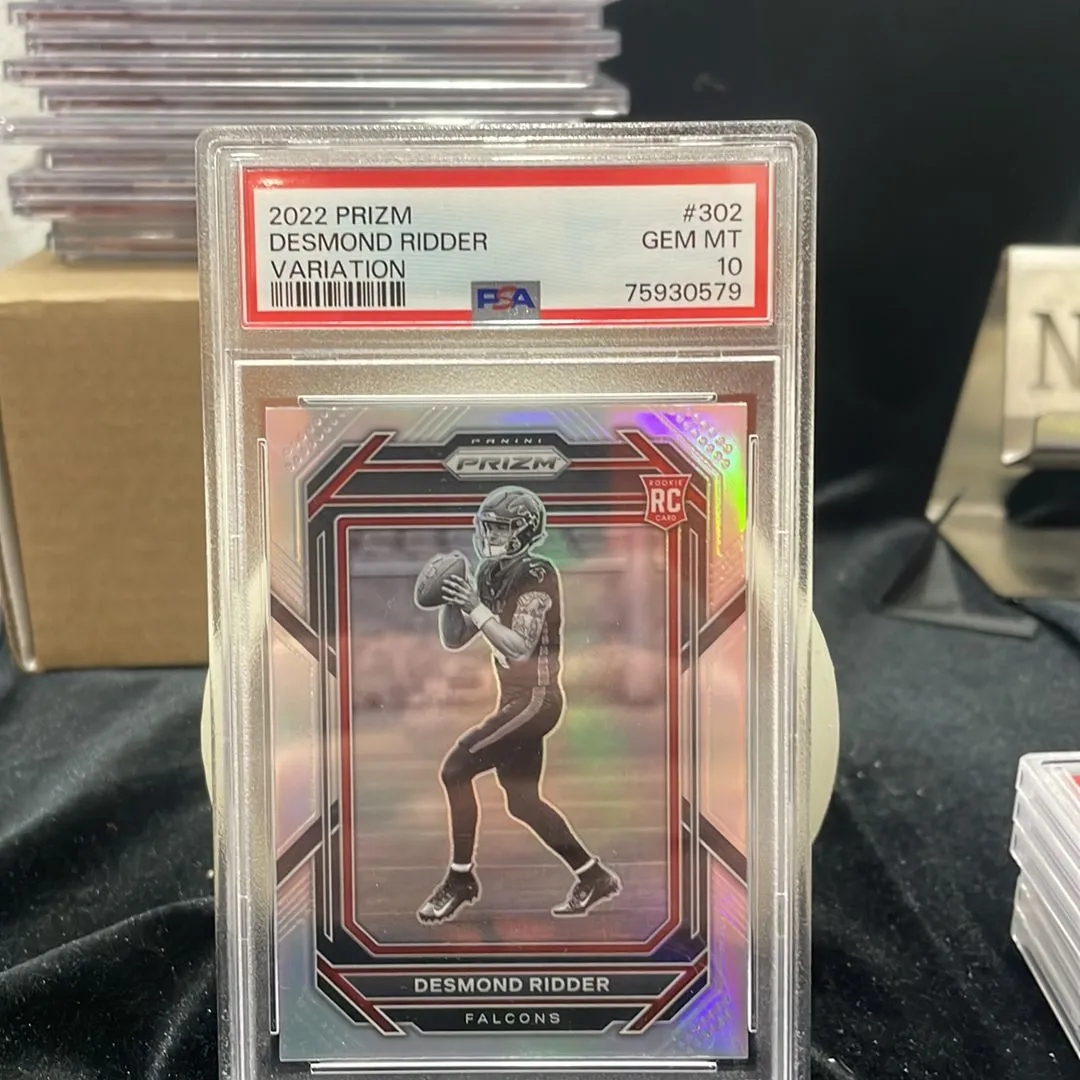 Product image for 2022 Panini Prizm Desmond Ridder 302 Variation PSA GEM MT 10