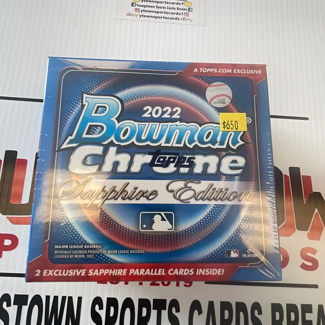 Product image for 2022 Bowman Chrome Sapphire Hobby Box