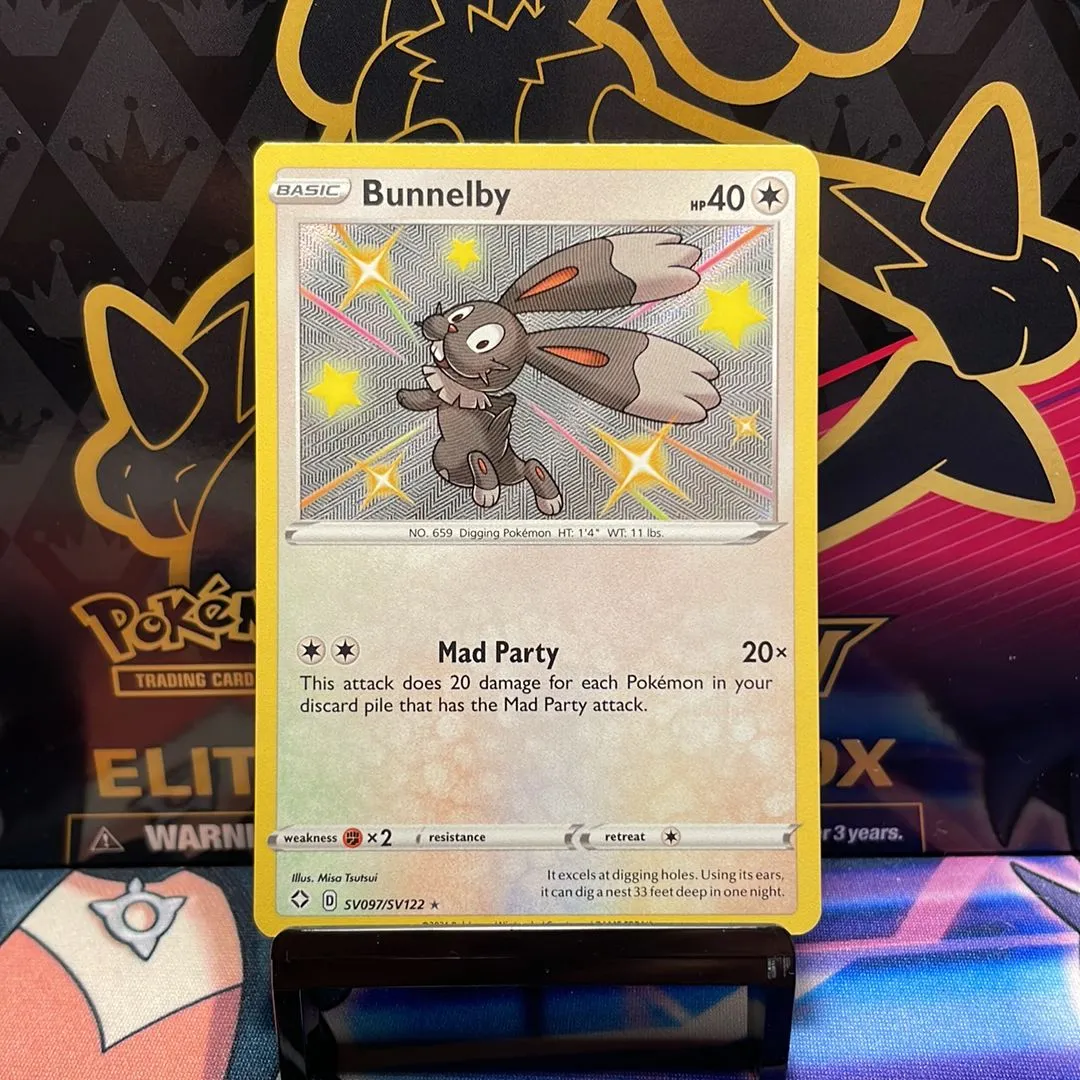shiny bunnelby pokemon card Amazon.com: Pokemon