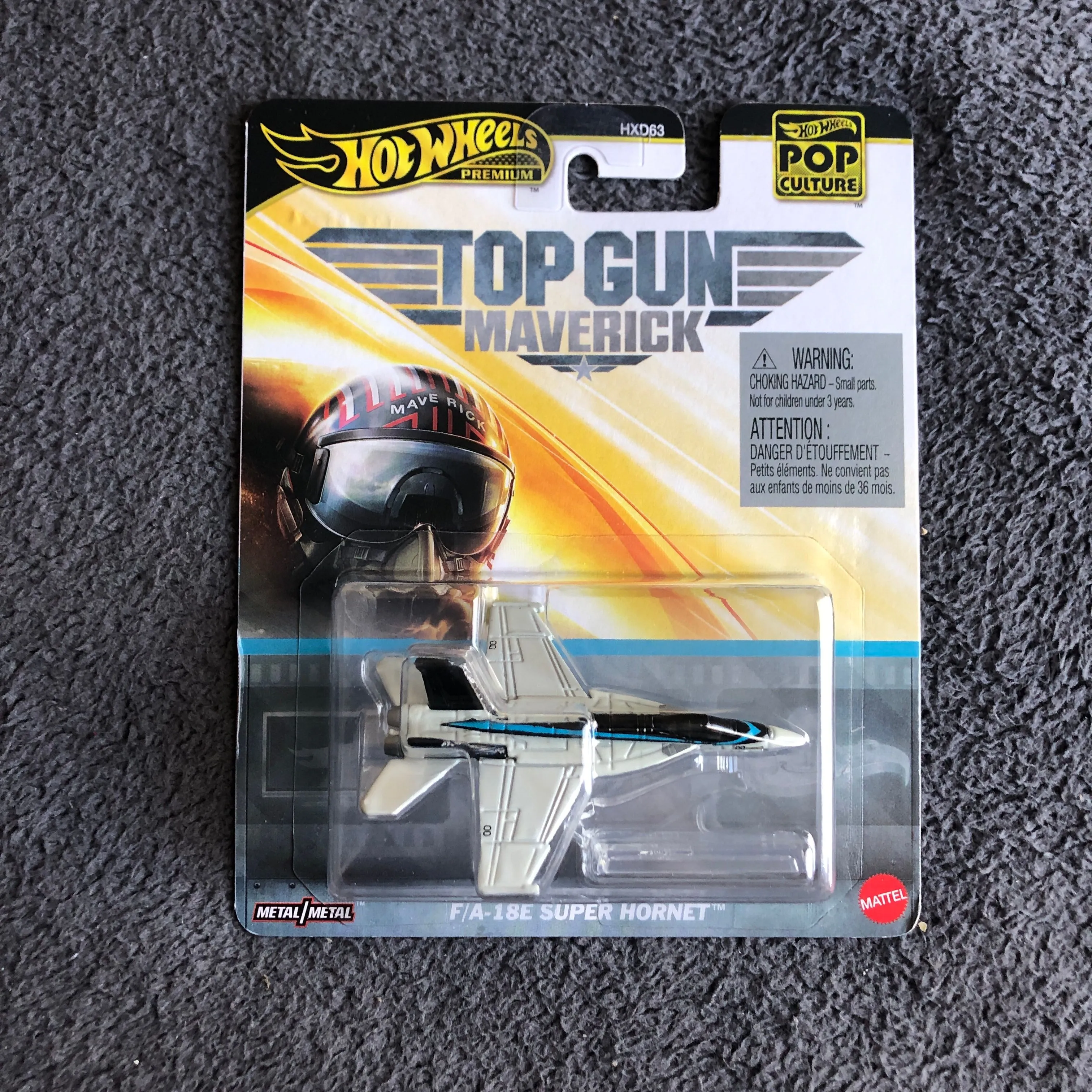 Product image for Hot Wheels Pop Culture Top Gun: Maverick Boeing F/A-18E Super Hornet Jet - NIB