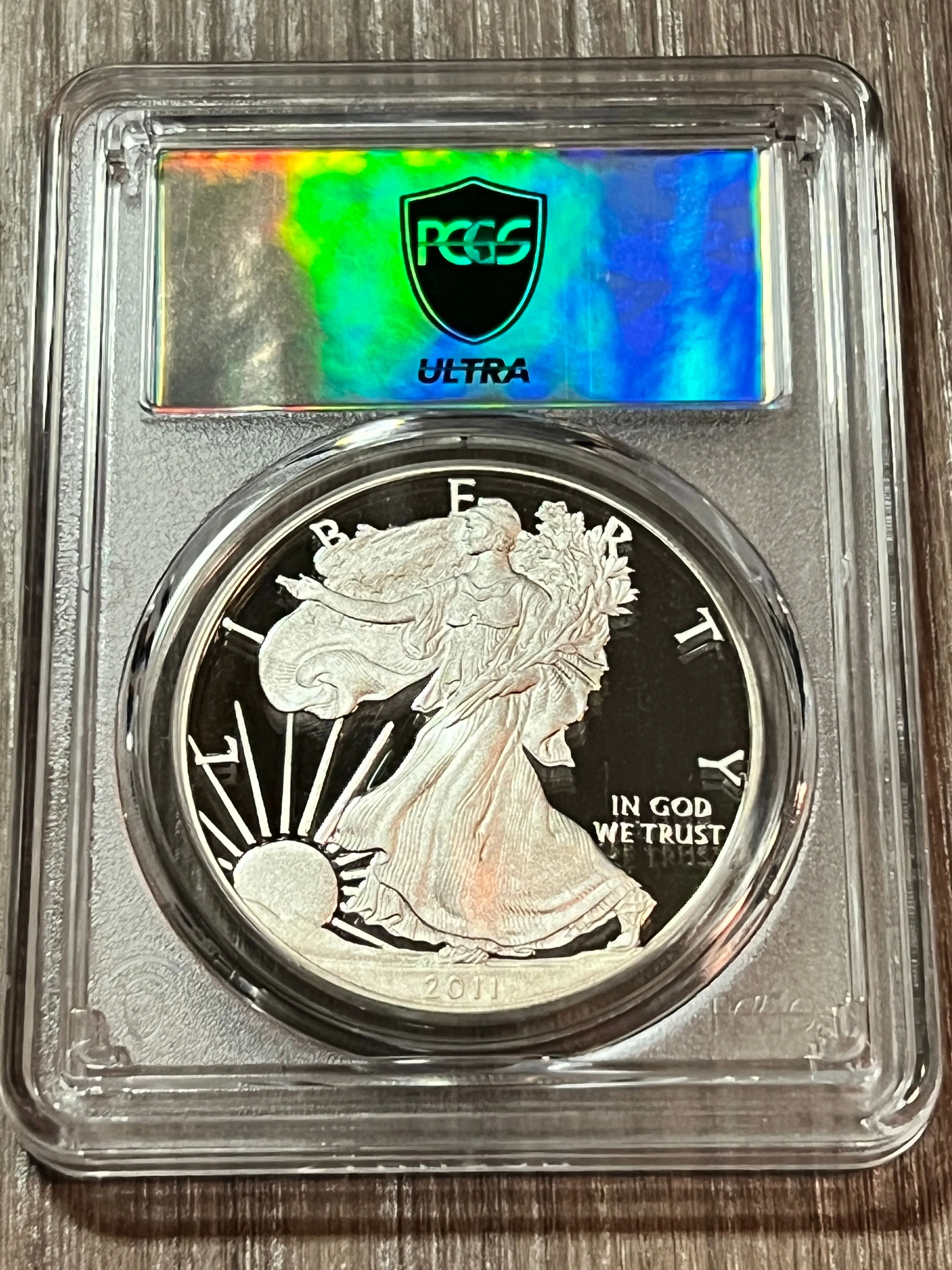 Product image for Ultra Breaks *(1 of 1)* INFINITY LABEL* 2011-W $1 Silver Eagle ASE 25th Anniversary Set PR70 DCAM