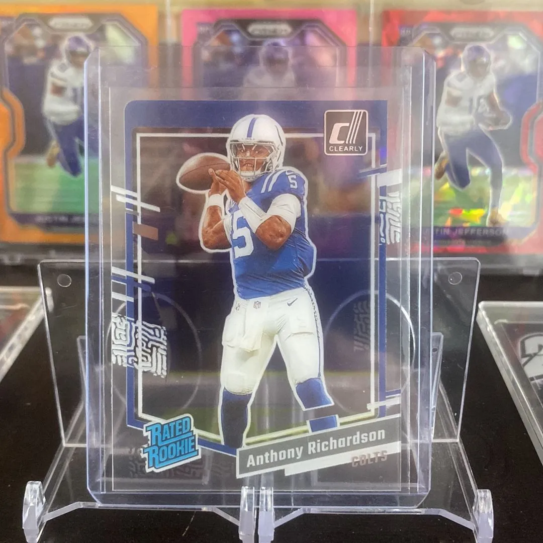 Product image for 2023 Panini Clearly Donruss - Anthony Richardson Rated Rookie