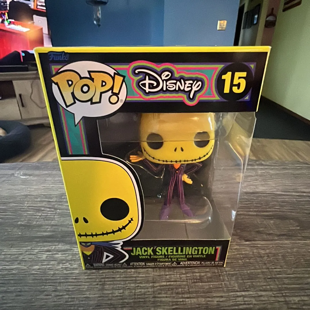 Product image for Jack Skellington Black Light