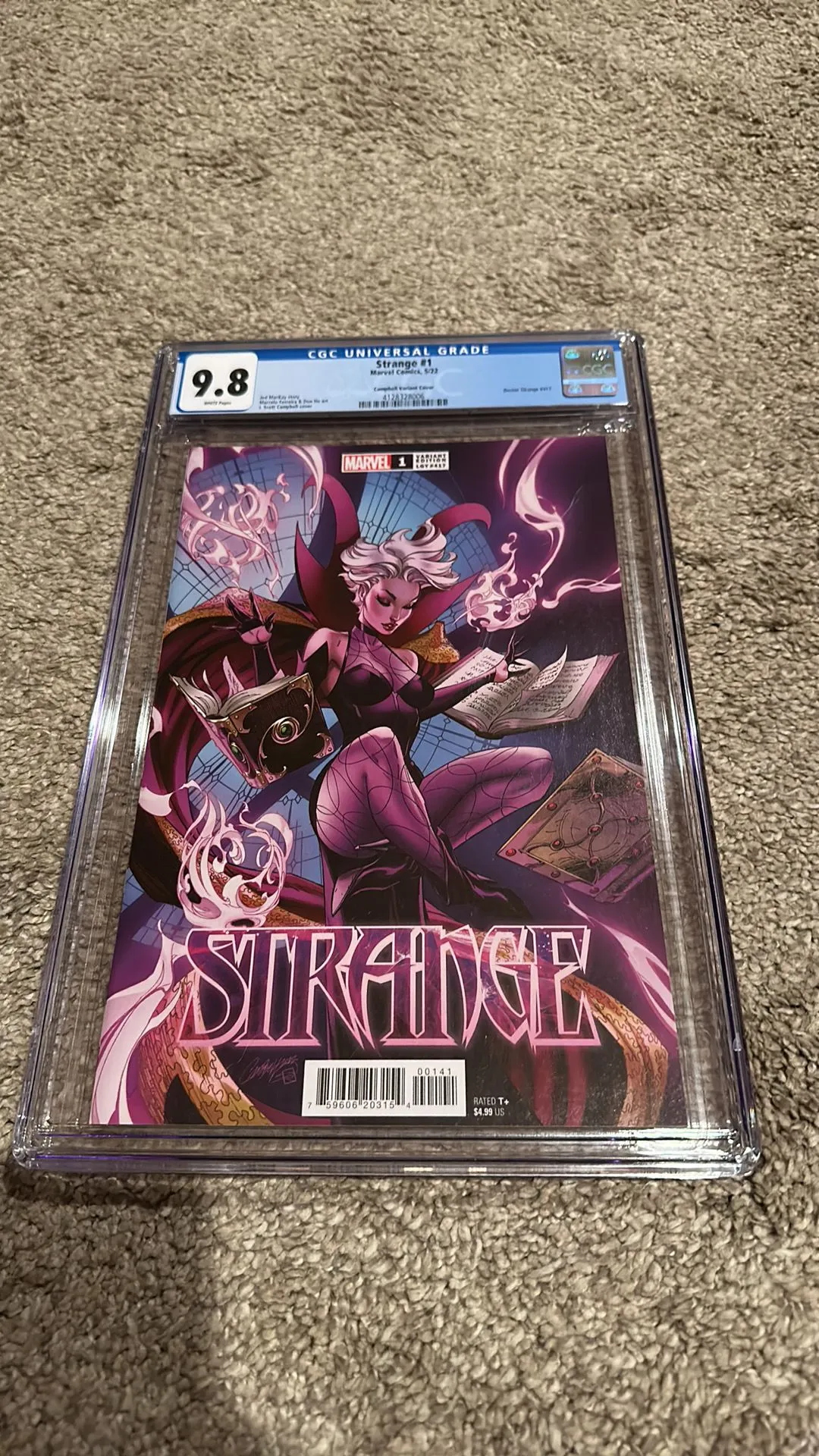 Product image for Strange 1 Campbell Variant Cover CGC 9.8 2022