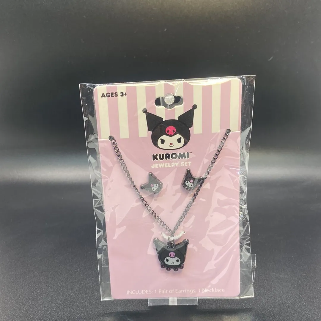 Product image for Kuromi Necklace and earrings set
