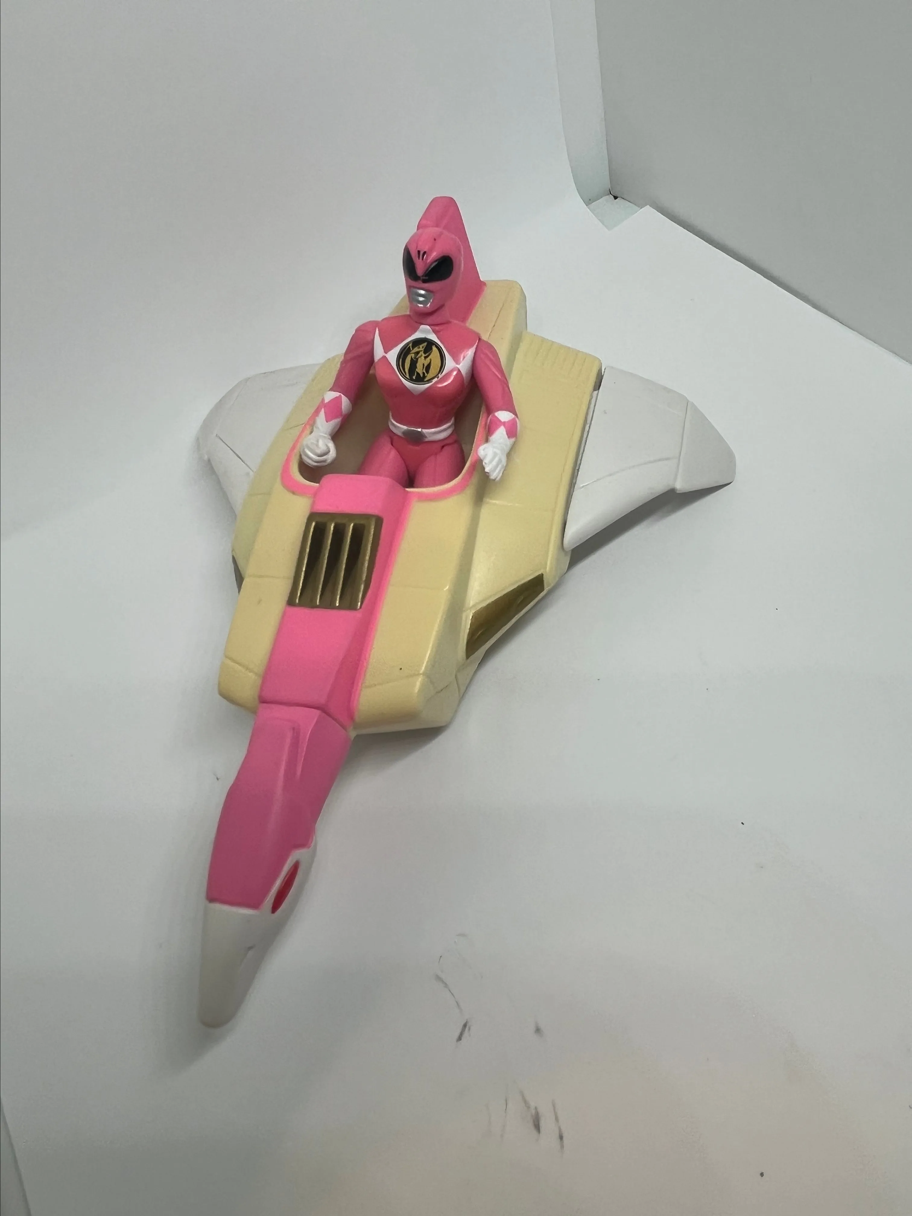 Product image for 1995 Pink Ranger with Pink Pterodactyl  Crane Ninjazord
