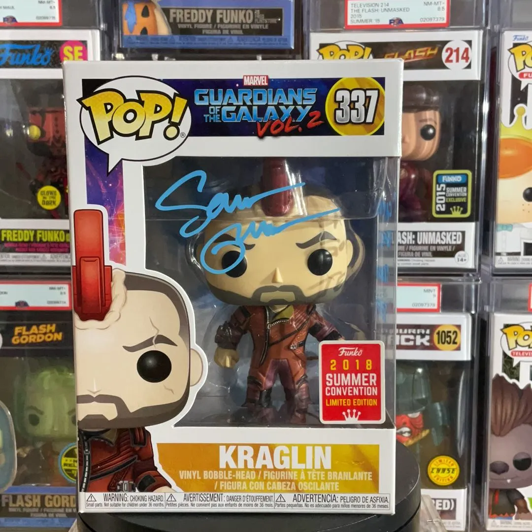 Product image for AUTOGRAPH - Kraglin 337 [Summer Convention] - Autograph by Sean Gunn with quote