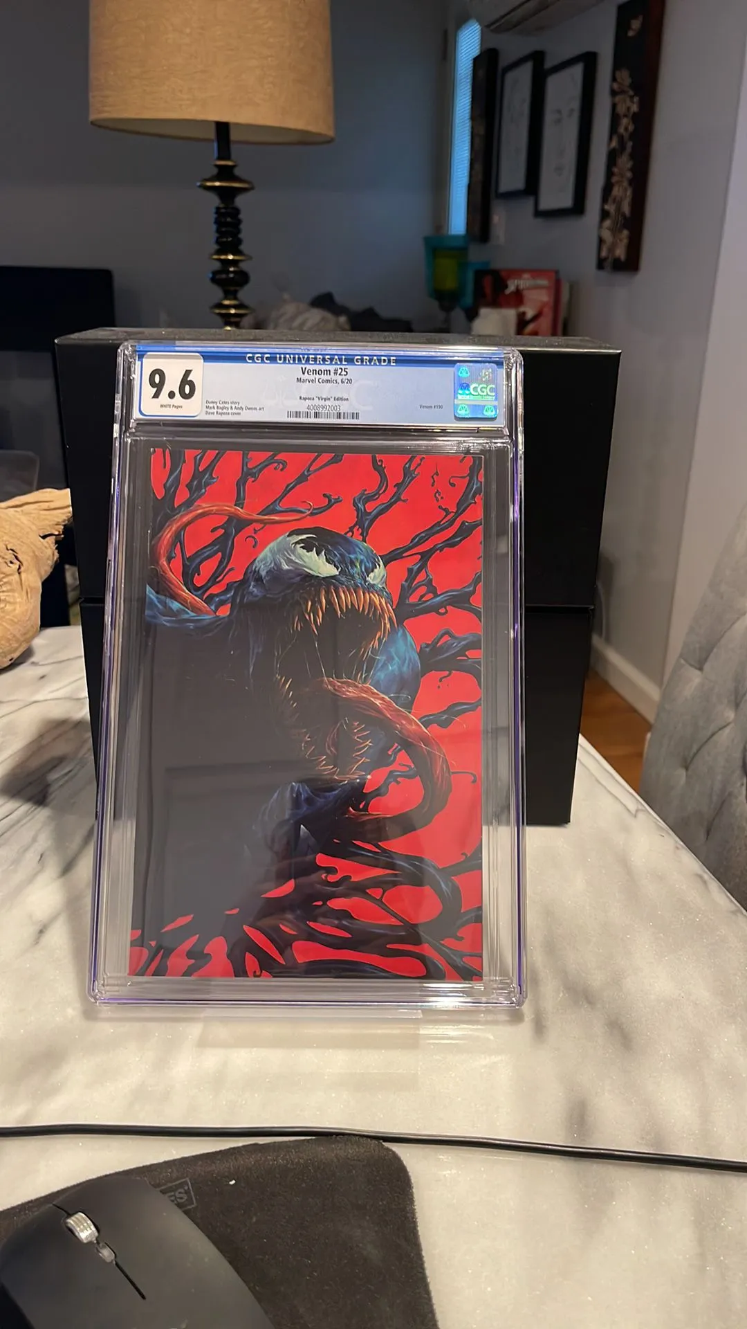Product image for Venom #25 CGC 9.6 Marvel 2020 Dave Rapoza Virgin 1:200 Donny Cates (#190)