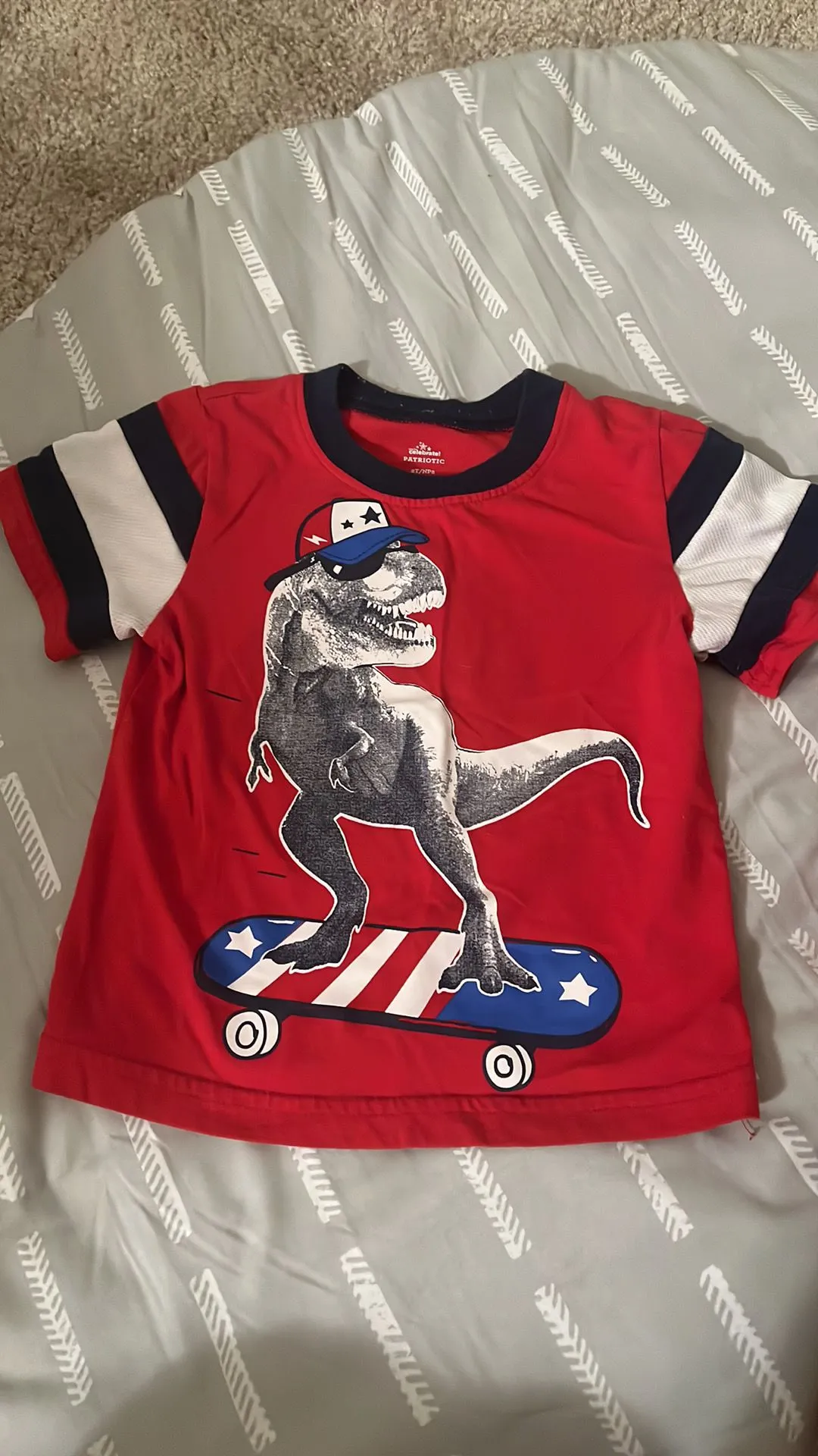Product image for 2T patriotic dino set