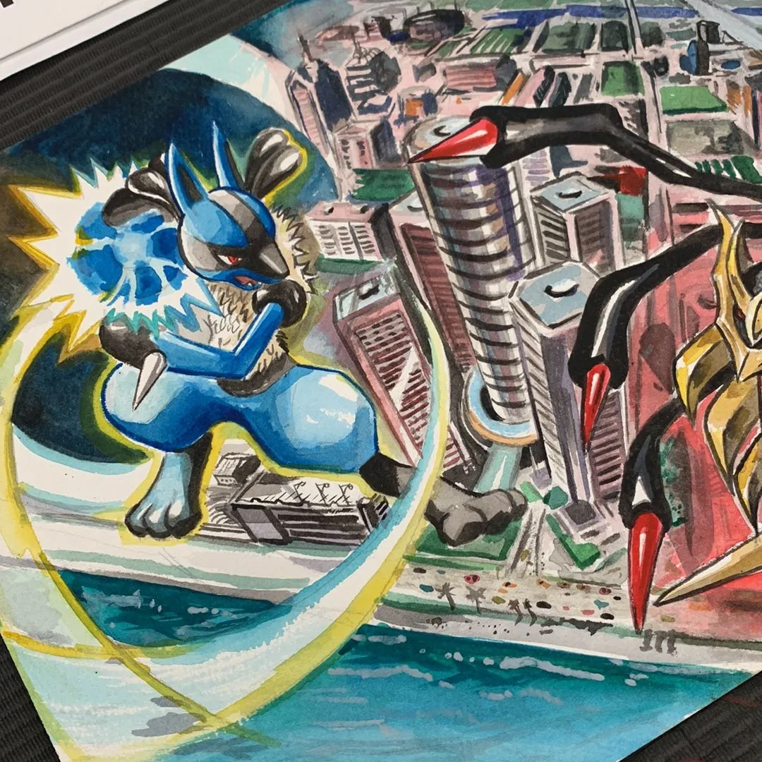 Product image for Lucario vs Giratina